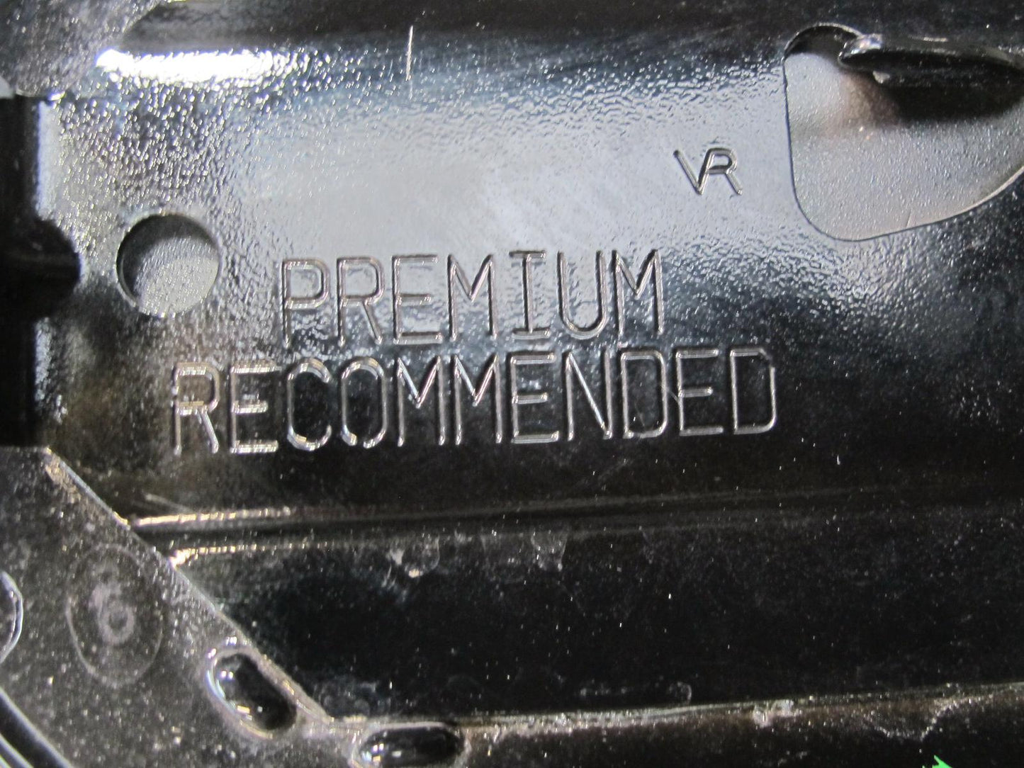 97-04 Chevrolet Corvette C5 Fuel Tank Filler Door Gas Lid Flap Cover Black OEM