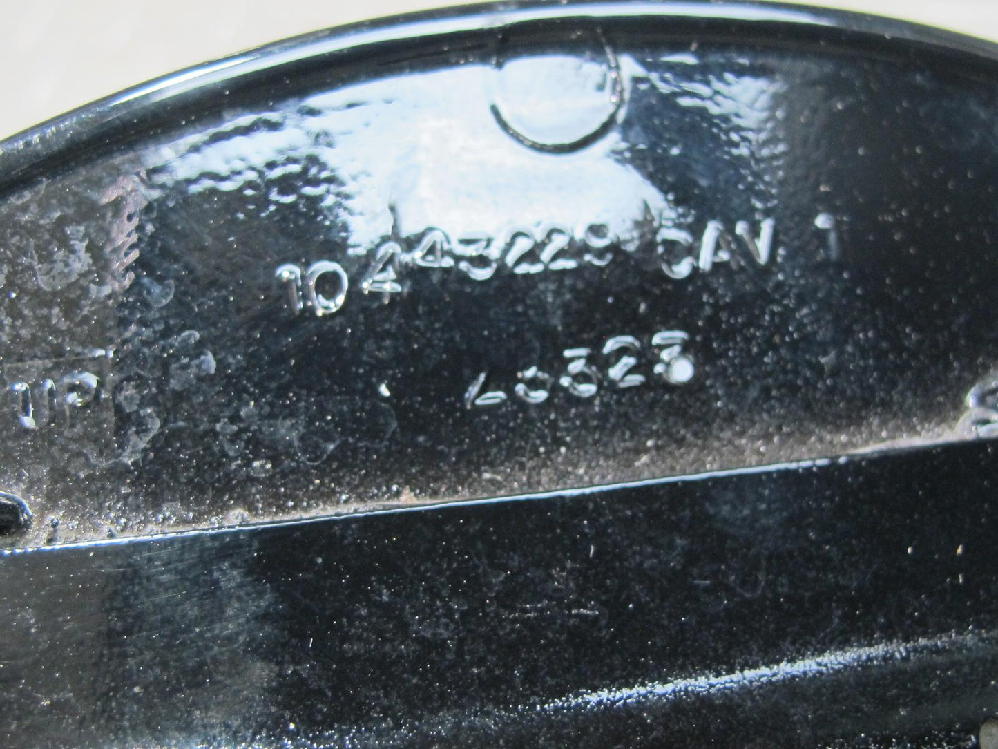 97-04 Chevrolet Corvette C5 Fuel Tank Filler Door Gas Lid Flap Cover Black OEM