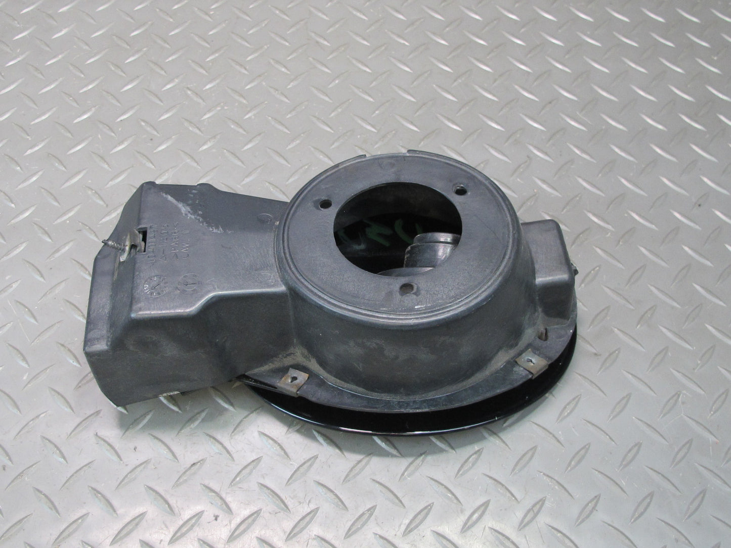 97-04 Chevrolet Corvette C5 Fuel Tank Filler Door Gas Lid Flap Cover Black OEM