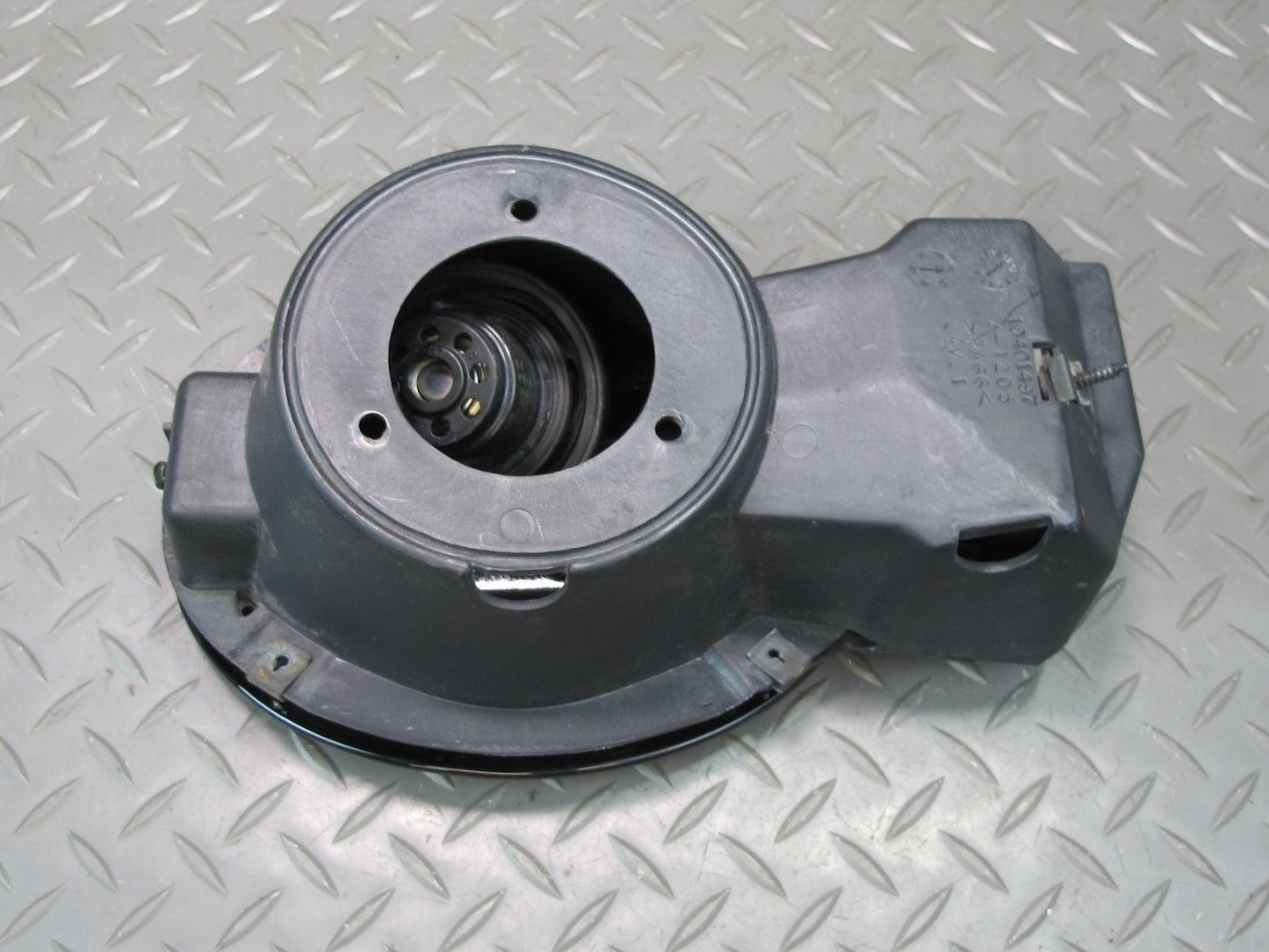 97-04 Chevrolet Corvette C5 Fuel Tank Filler Door Gas Lid Flap Cover Black OEM