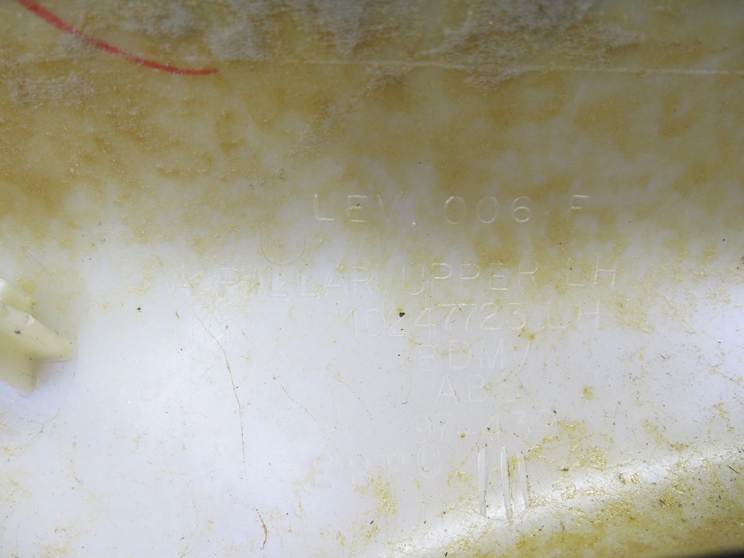 97-04 Chevrolet Corvette C5 Set of 2 Front Interior A Pillar Trim Panel OEM