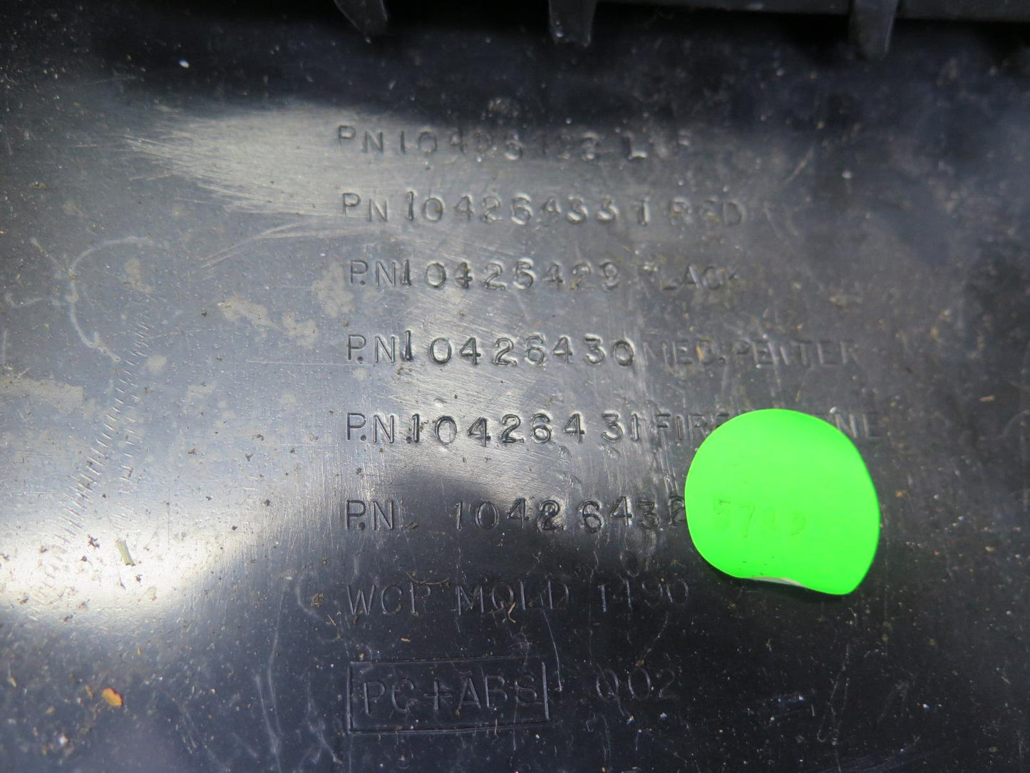 97-04 Chevrolet Corvette C5 Left Under Dash Knee Trim Cover Panel OEM