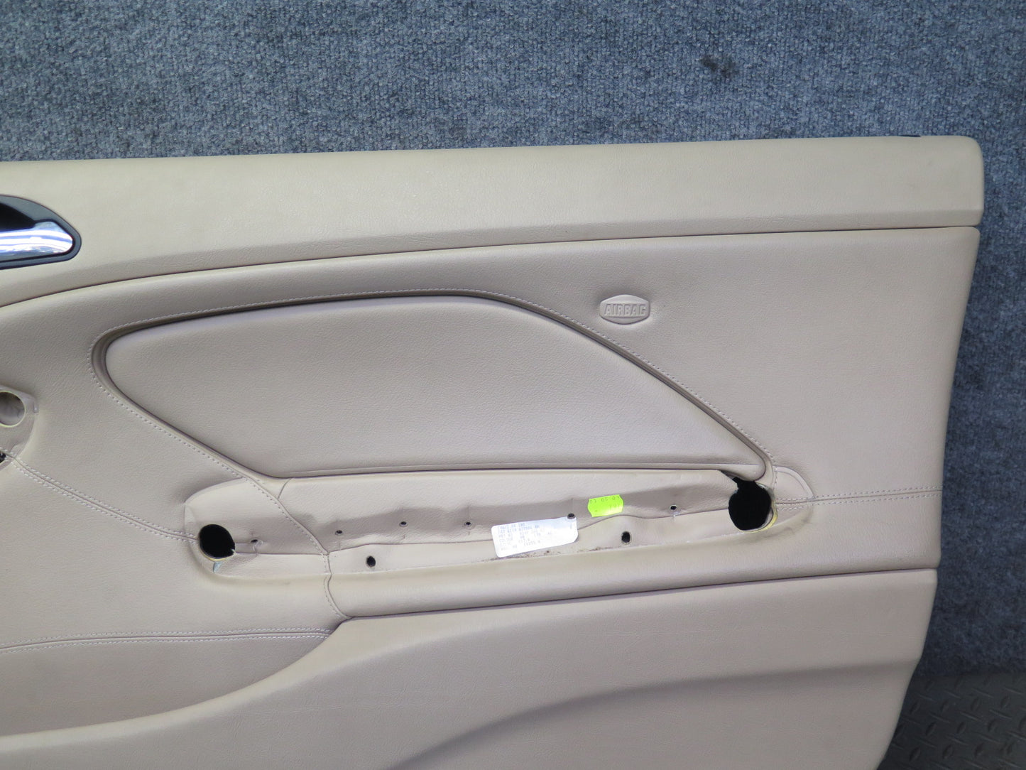 01-06 BMW E46 330ci Coupe Convert Front Door Trim Cover Panel Set Beige 104K OEM