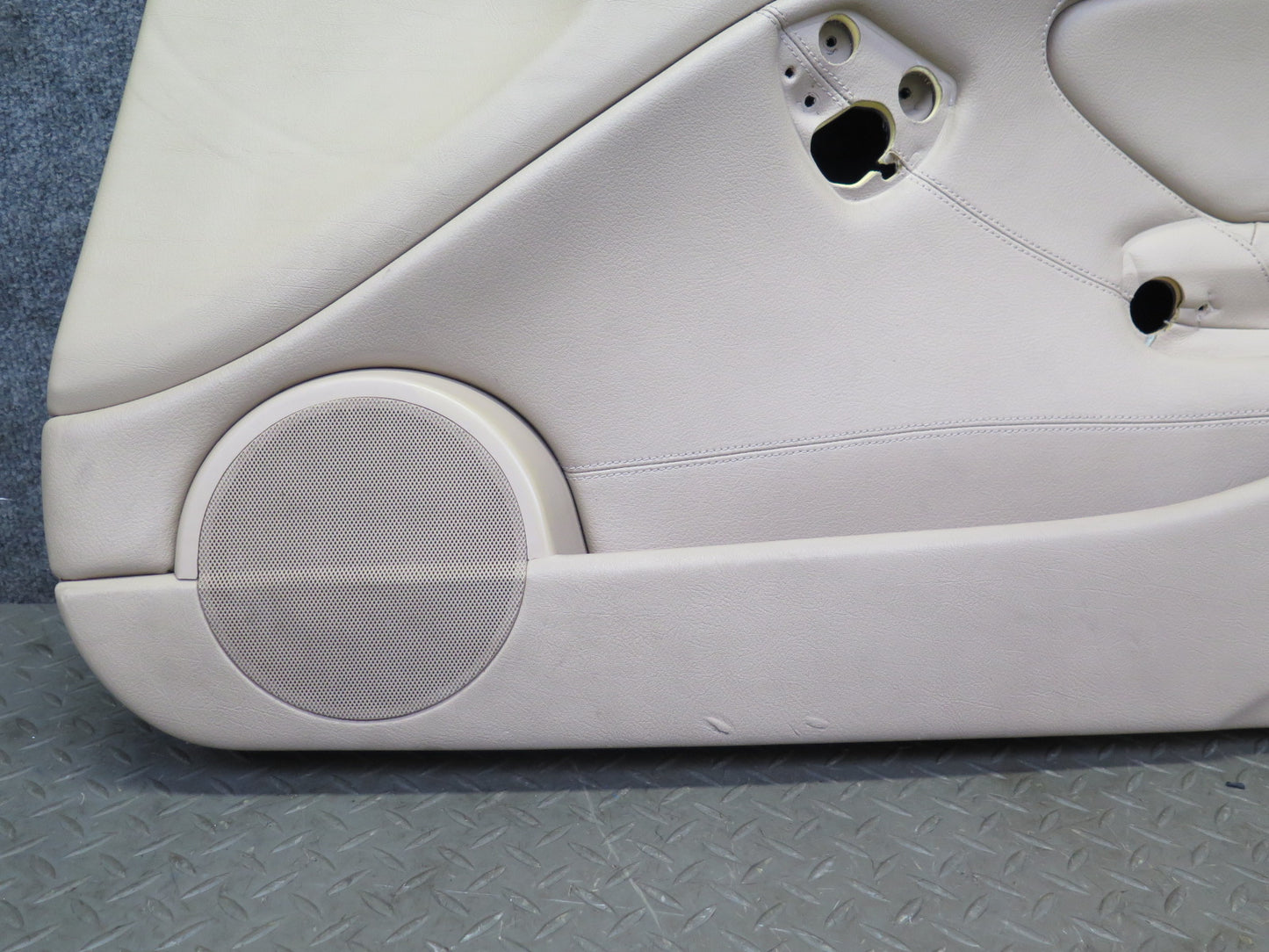 01-06 BMW E46 330ci Coupe Convert Front Door Trim Cover Panel Set Beige 104K OEM