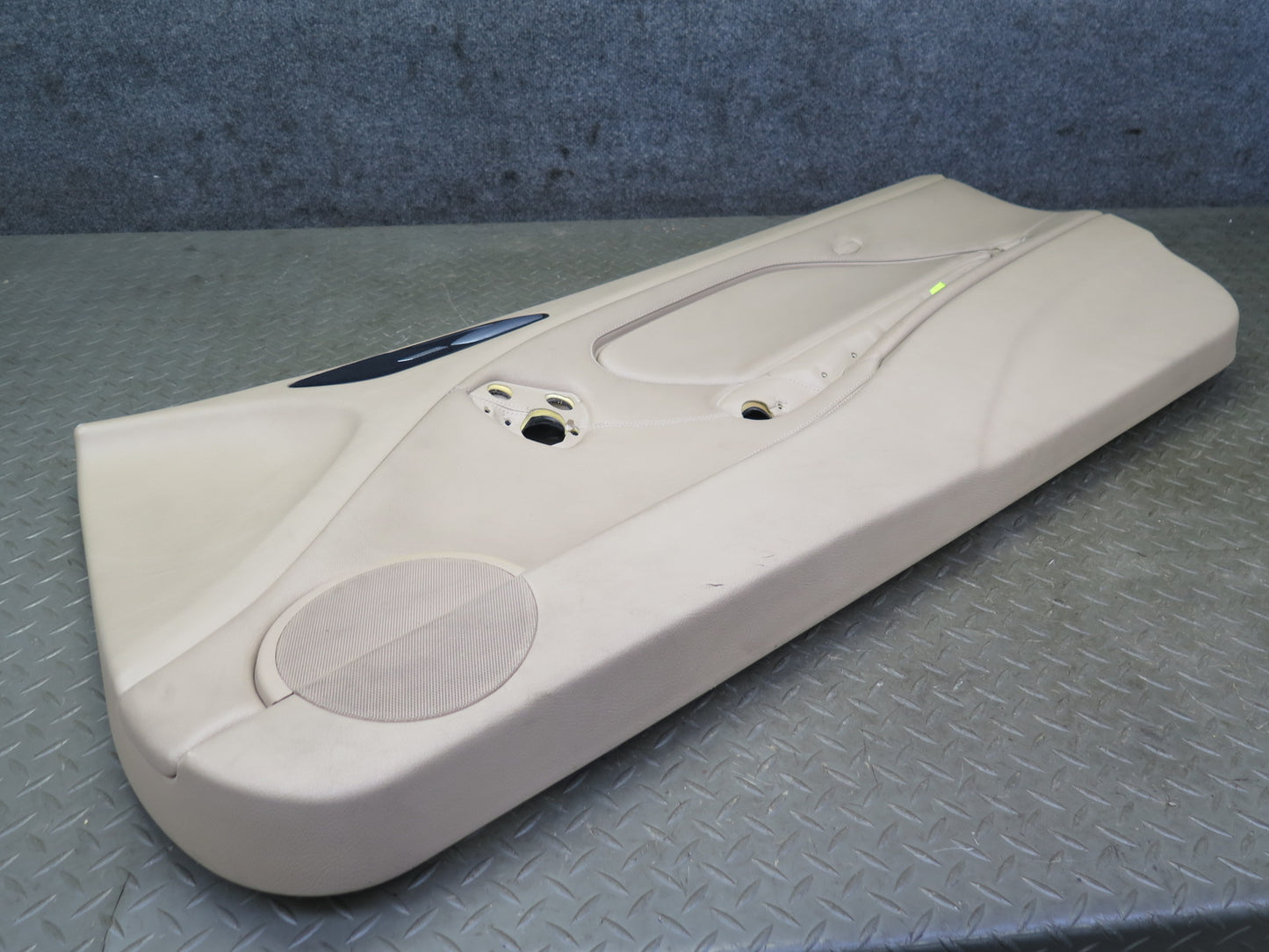 01-06 BMW E46 330ci Coupe Convert Front Door Trim Cover Panel Set Beige 104K OEM