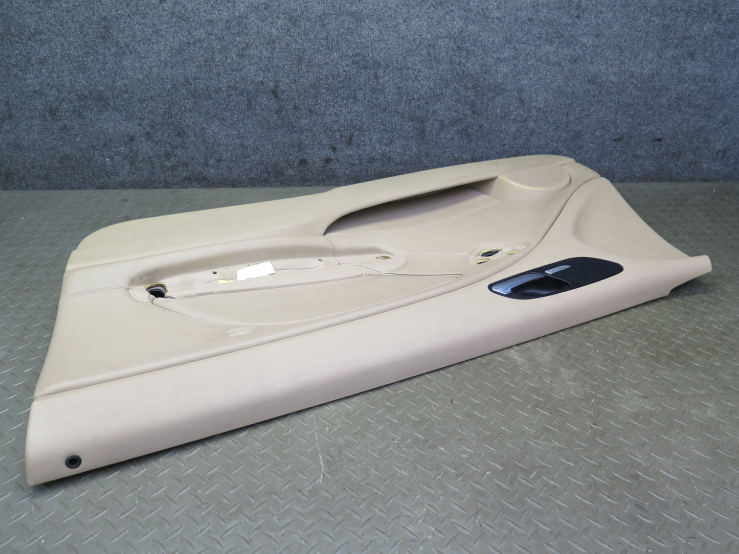 01-06 BMW E46 330ci Coupe Convert Front Door Trim Cover Panel Set Beige 104K OEM