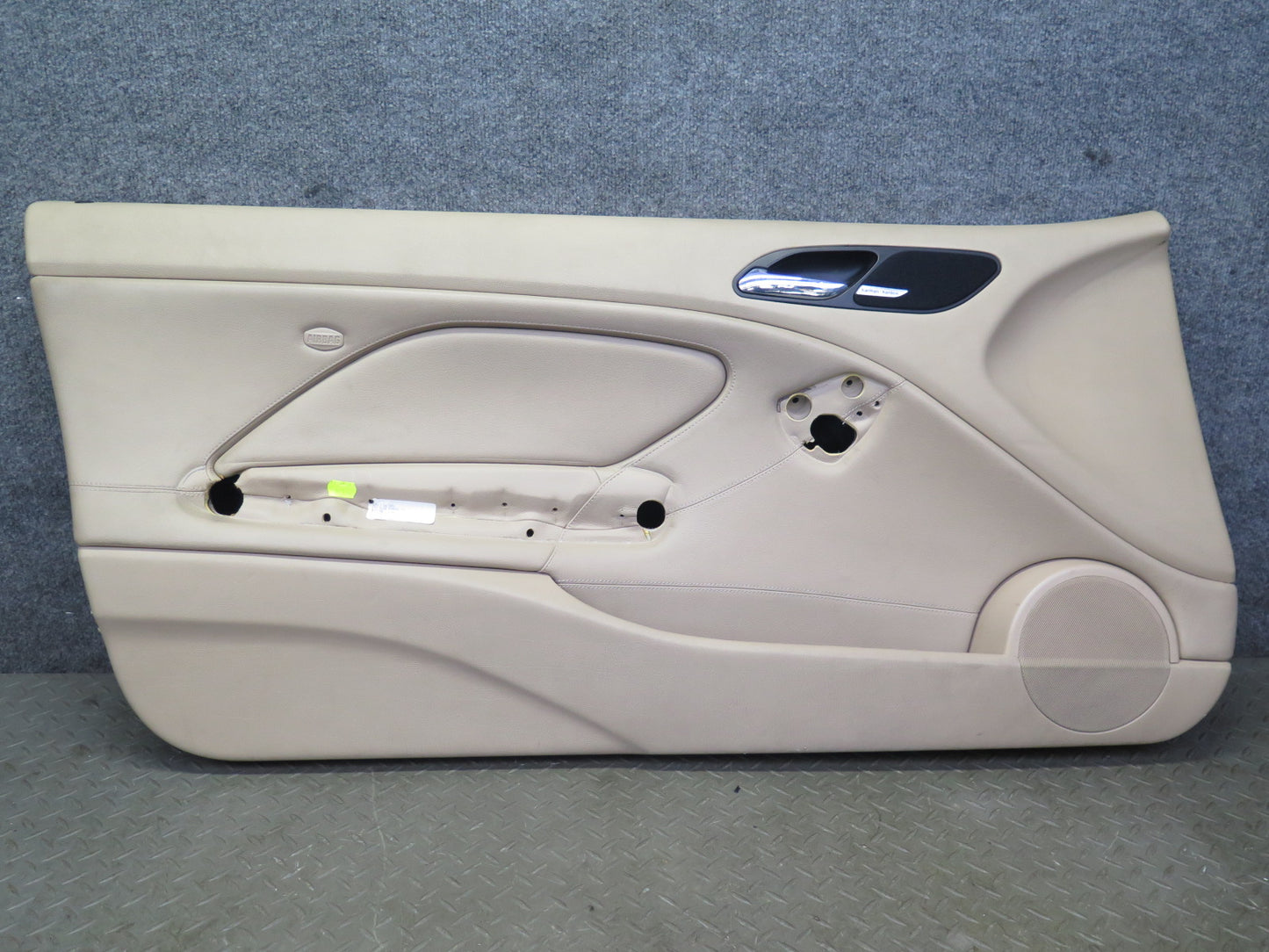 01-06 BMW E46 330ci Coupe Convert Front Door Trim Cover Panel Set Beige 104K OEM