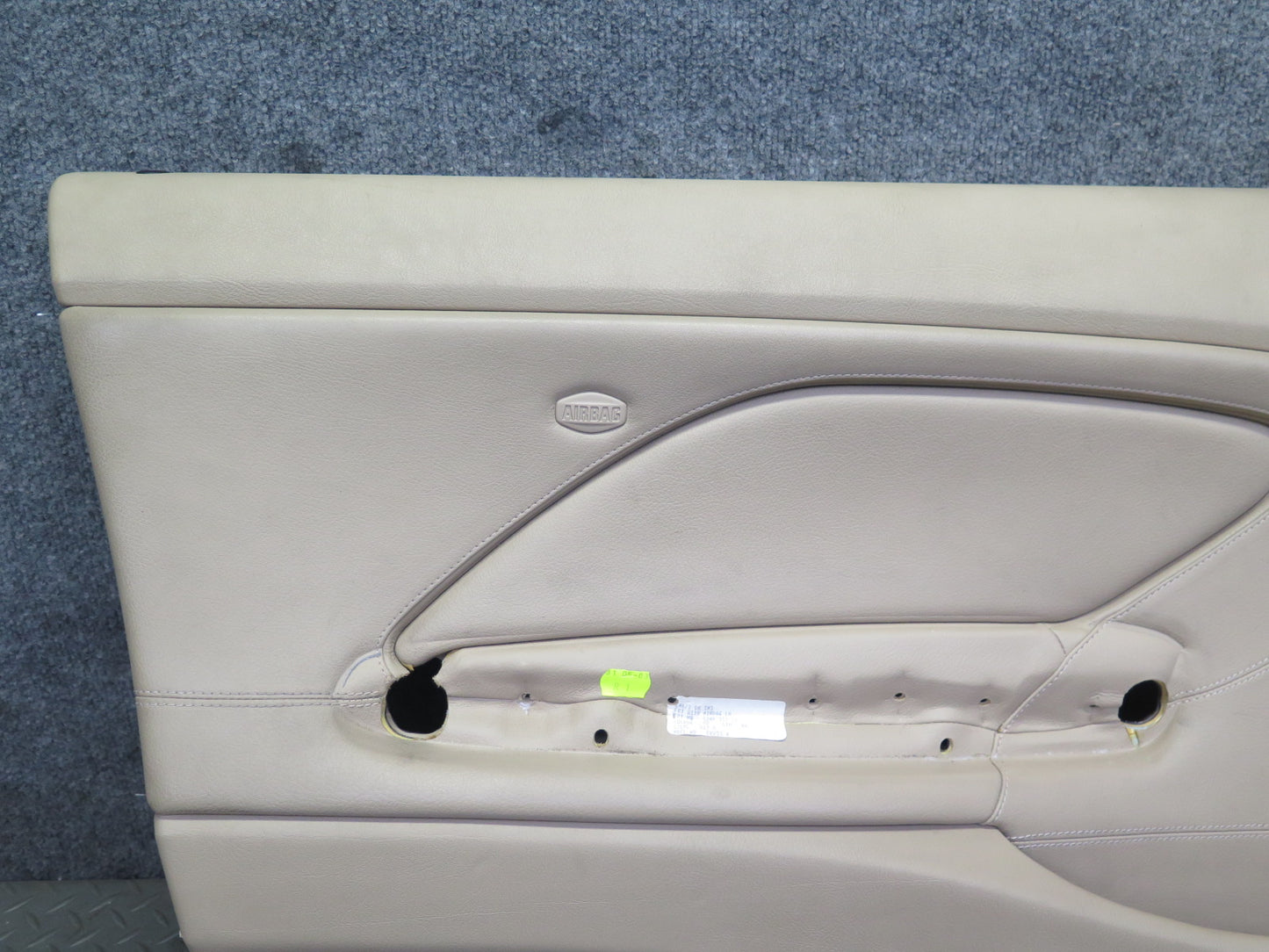 01-06 BMW E46 330ci Coupe Convert Front Door Trim Cover Panel Set Beige 104K OEM