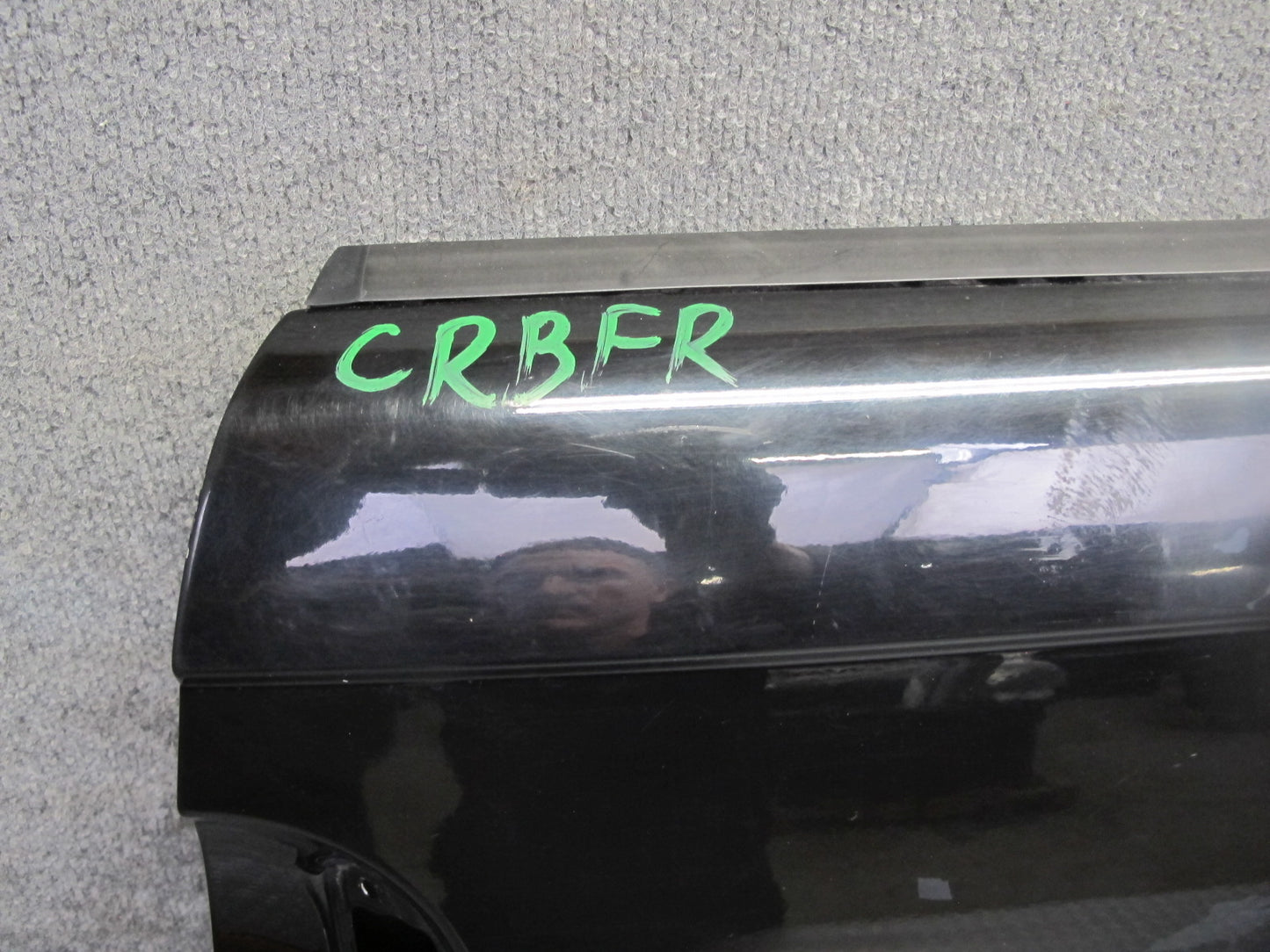 03-06 Chevrolet SSR Front Right Passenger Door Shell Cover Panel Black OEM