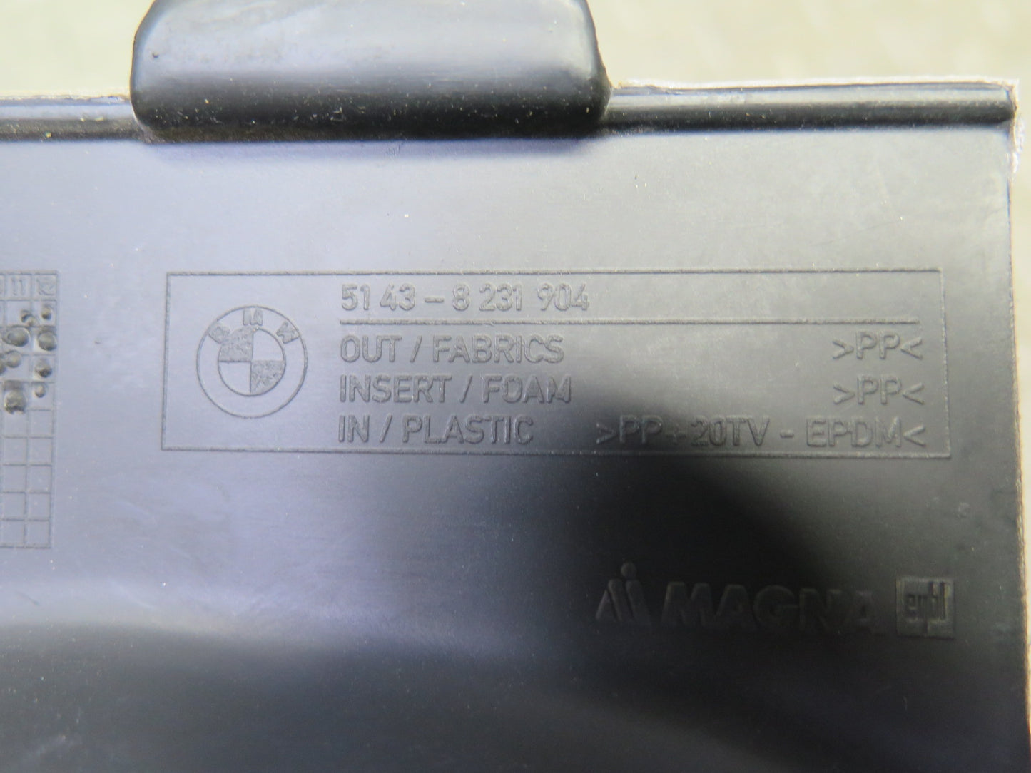 01-06 BMW E46 330ci Convert Rear Left & Right Lateral Trim Cover Panel Set OEM