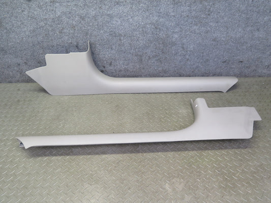 97-04 Chevrolet Corvette C5 Set of 2 Door Sill Kick Trim Panel Gray OEM