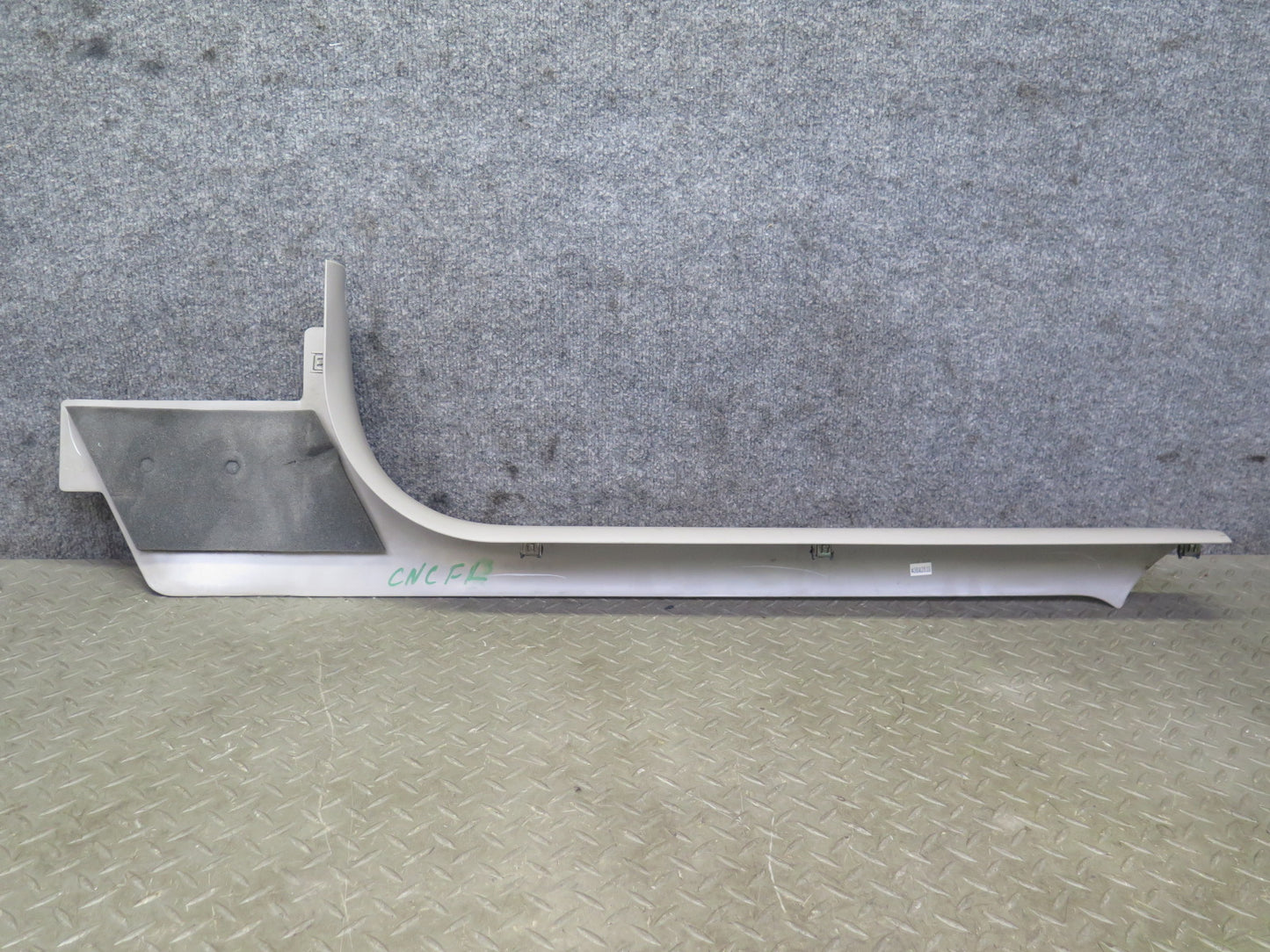 97-04 Chevrolet Corvette C5 Set of 2 Door Sill Kick Trim Panel Gray OEM