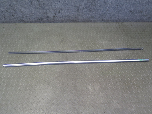 01-06 BMW E46 330ci Convert Set of 2 Door Weatherstrip Molding Trim Chrome OEM