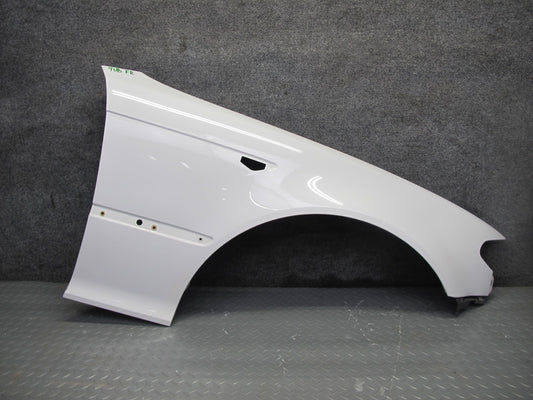 04-06 BMW E46 330ci Coupe Convert Front Right Fender Shell Cover Panel White OEM