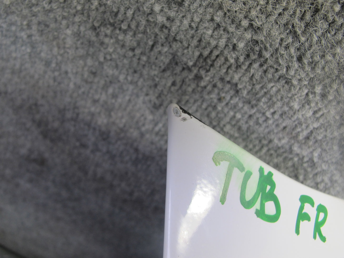 04-06 BMW E46 330ci Coupe Convert Front Right Fender Shell Cover Panel White OEM