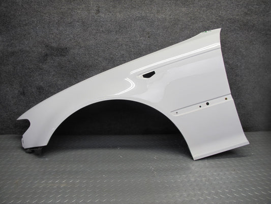 04-06 BMW E46 330ci Coupe Convert Front Left Fender Shell Cover Panel White OEM