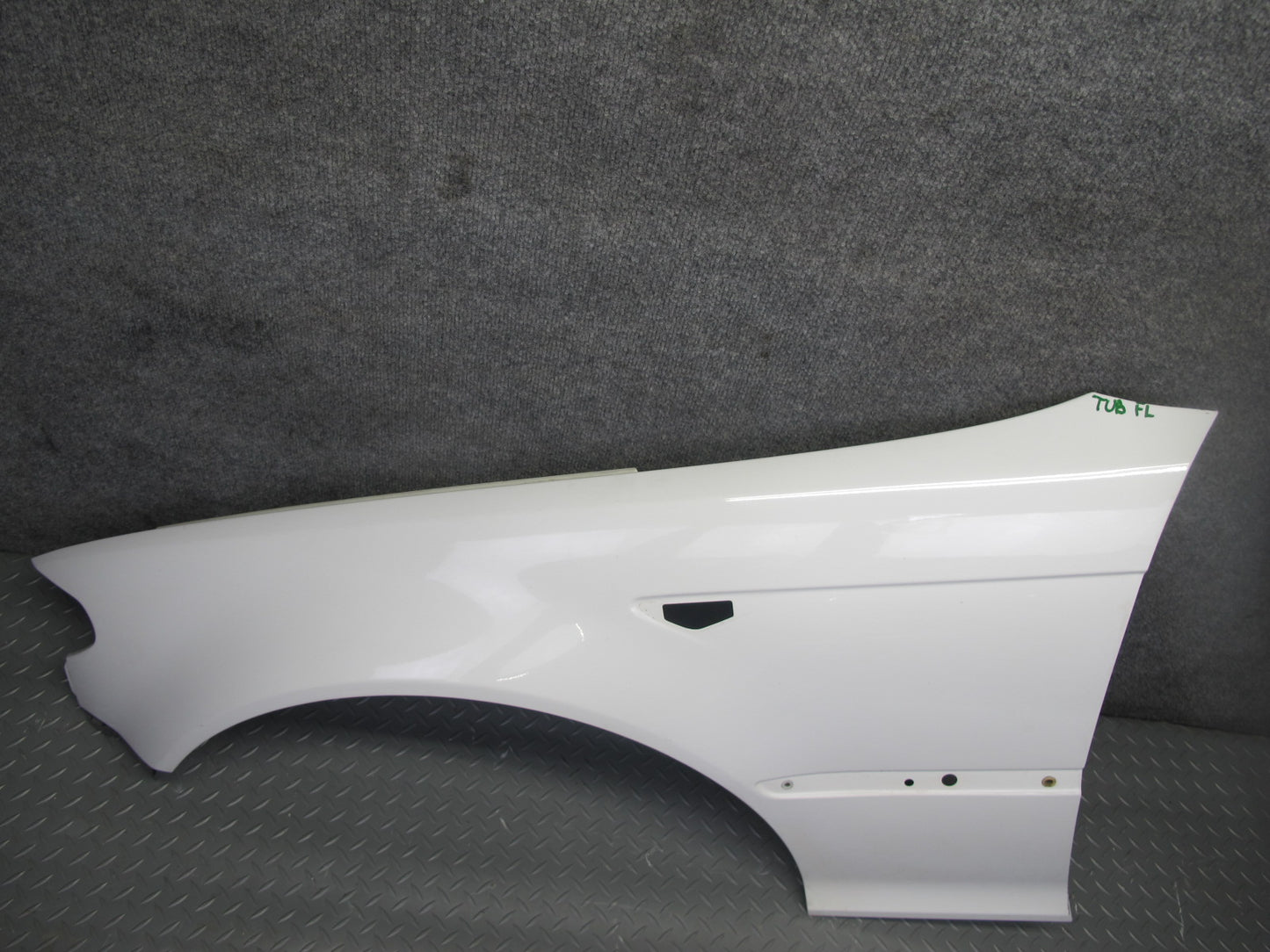 04-06 BMW E46 330ci Coupe Convert Front Left Fender Shell Cover Panel White OEM