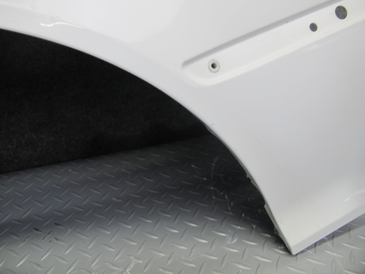 04-06 BMW E46 330ci Coupe Convert Front Left Fender Shell Cover Panel White OEM