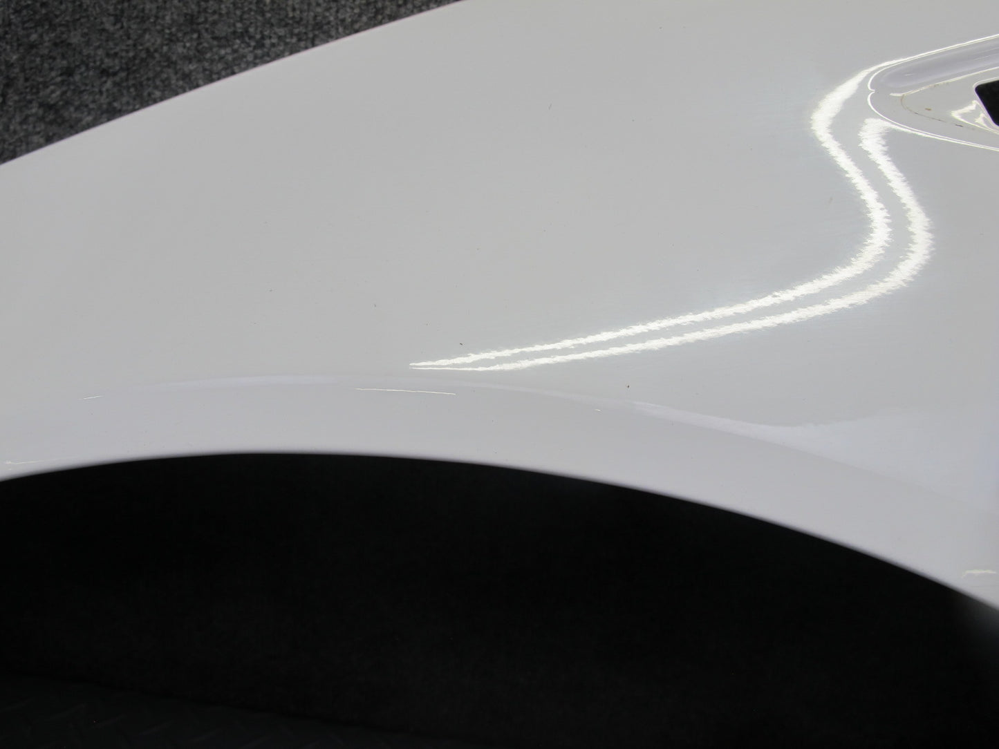 04-06 BMW E46 330ci Coupe Convert Front Left Fender Shell Cover Panel White OEM