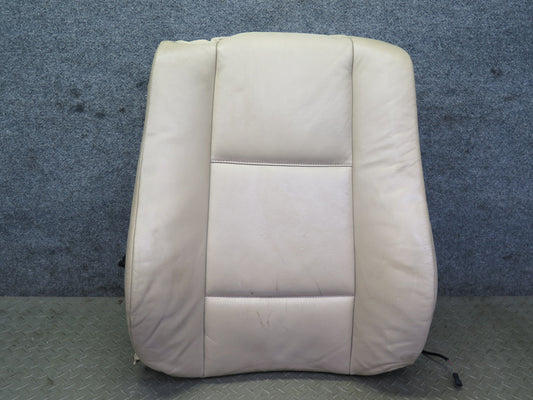 01-06 BMW E46 330ci Convertible Front Right Seat Upper Leather Cushion Beige OEM
