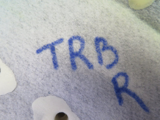 01-06 BMW E46 330ci Convertible Front Right Seat Upper Leather Cushion Beige OEM