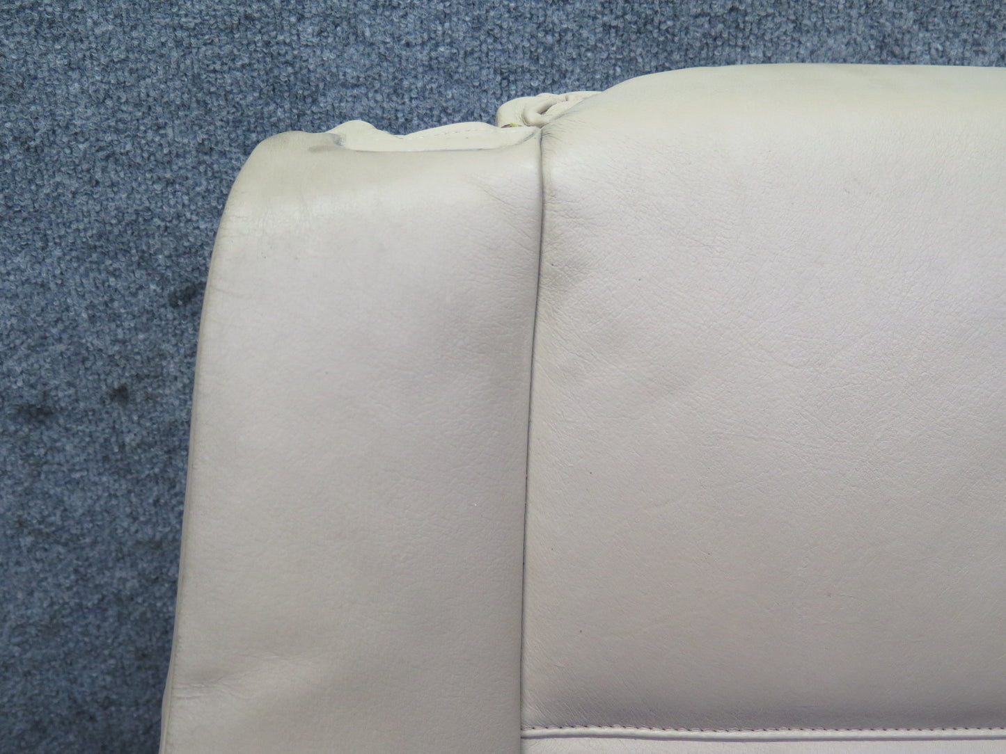 01-06 BMW E46 330ci Convertible Front Right Seat Upper Leather Cushion Beige OEM