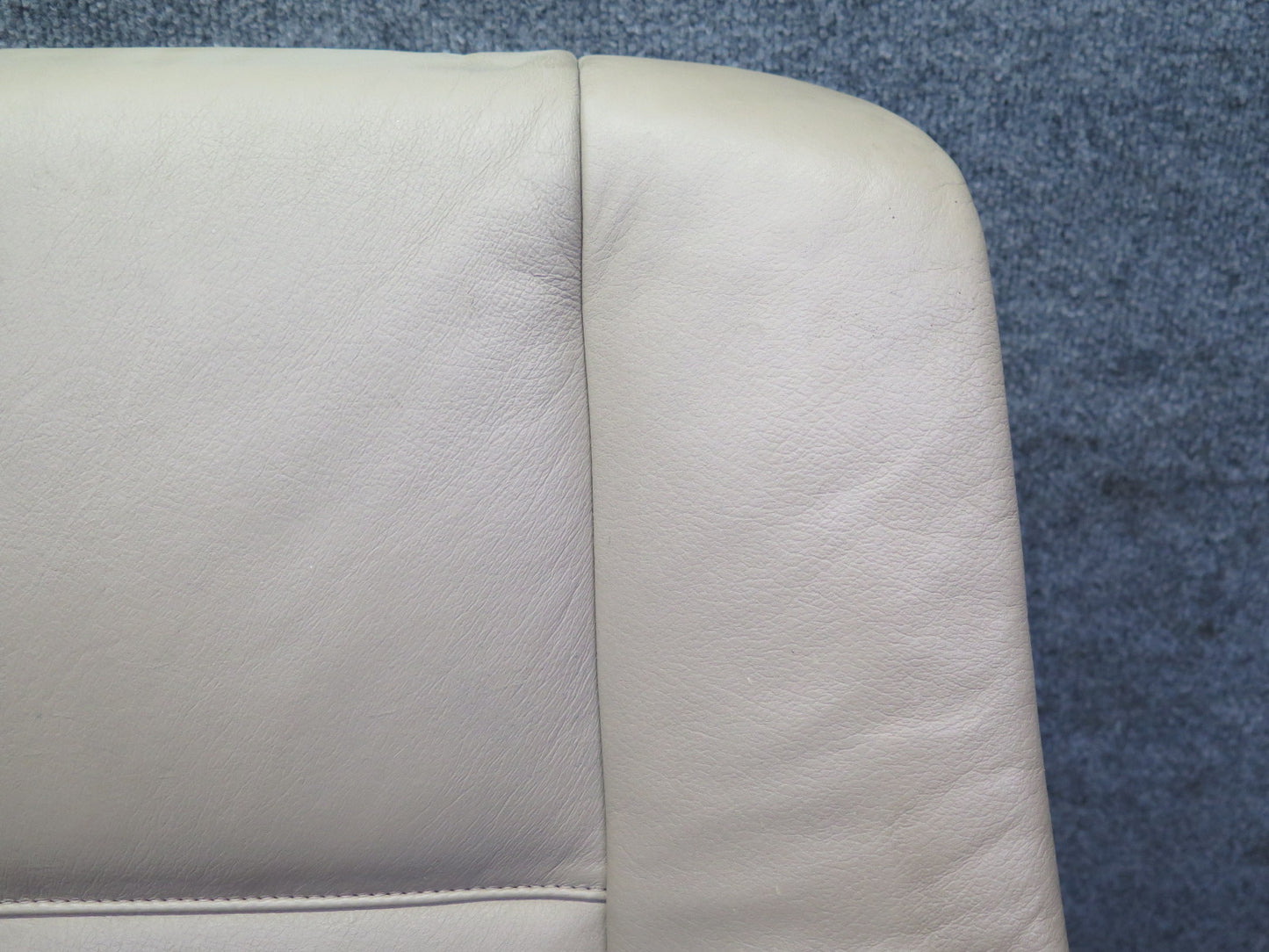 01-06 BMW E46 330ci Convertible Front Right Seat Upper Leather Cushion Beige OEM