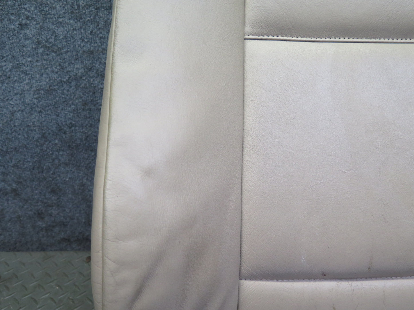 01-06 BMW E46 330ci Convertible Front Right Seat Upper Leather Cushion Beige OEM