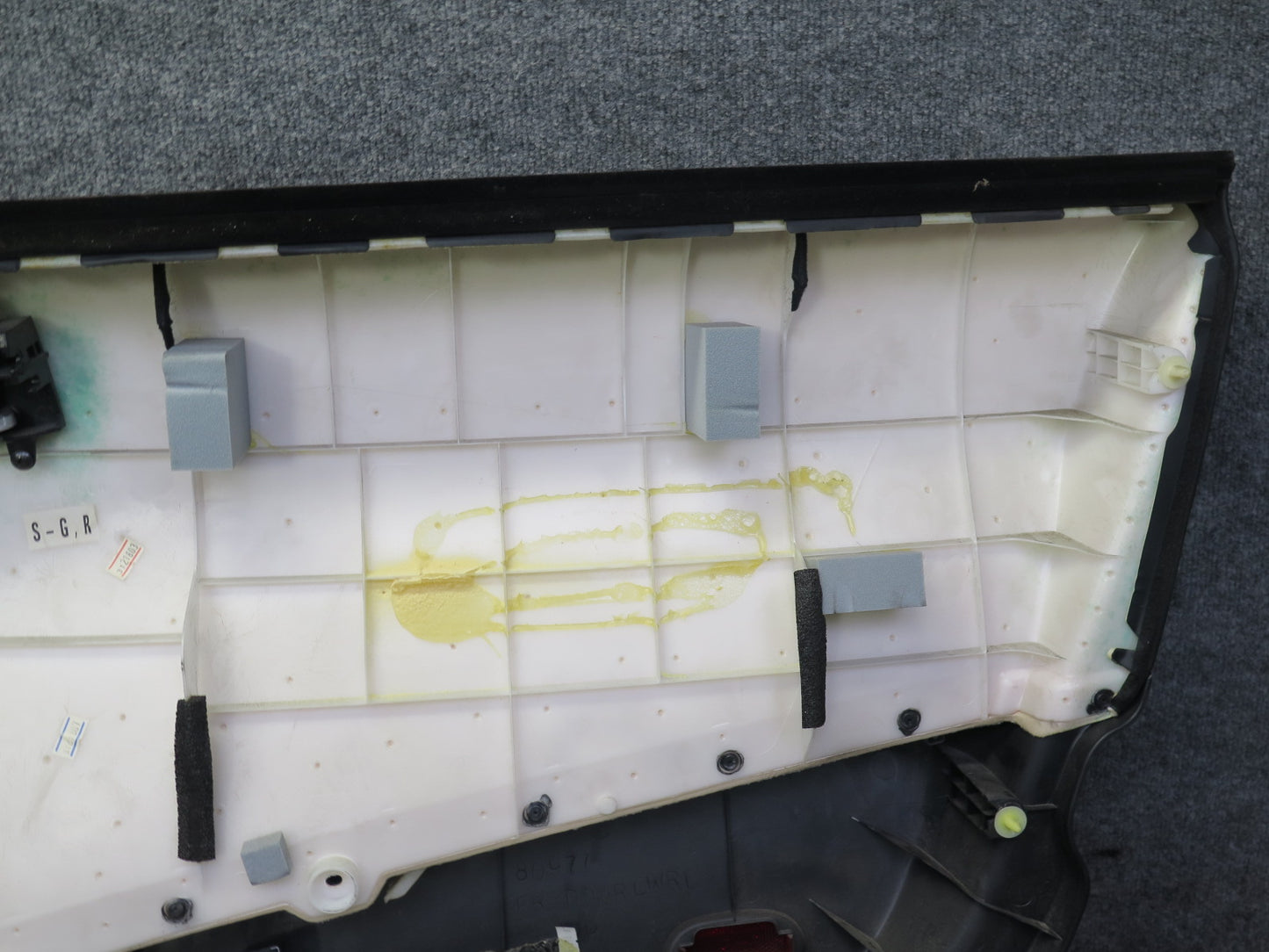 04-05 Nissan Z33 350Z Convertible Left Door Trim Cover Panel Black OEM