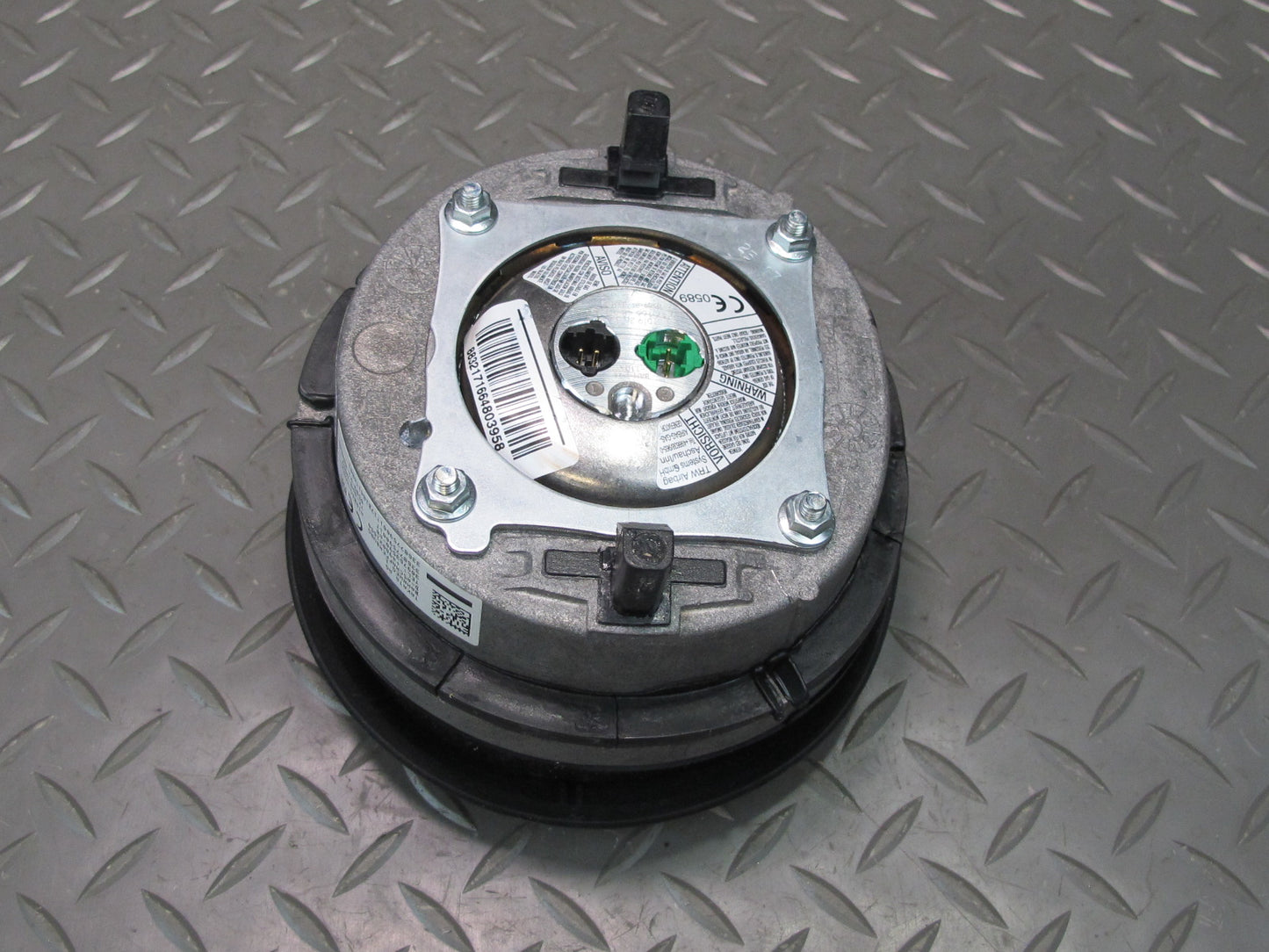 01-06 BMW E46 CONVERTIBLE FRONT LEFT DRIVER SIDE SPORT STEERING WHEEL SRS AIRBAG OEM