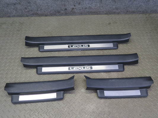 08-14 Lexus USE20L Is-f Set of 4 Front Rear Door Scuff Sill Plate Trim Panel OEM