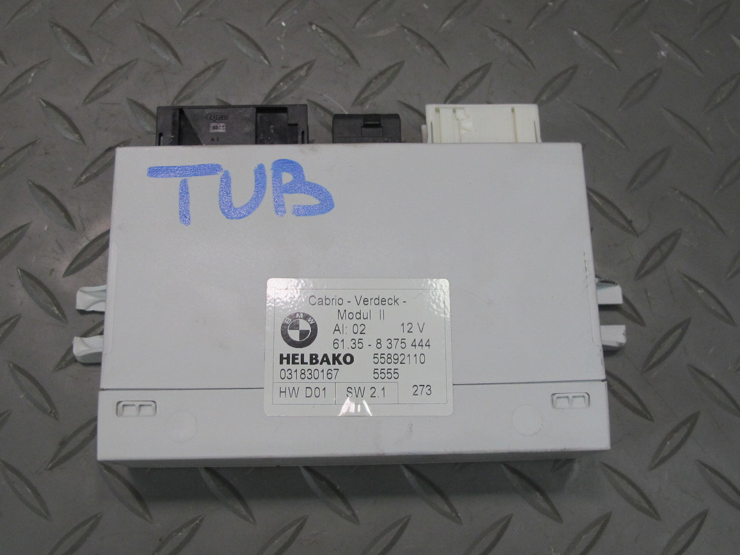 01-06 BMW E46 330ci Convertible Folding TOP Roof Control Unit Module 8375444 OEM