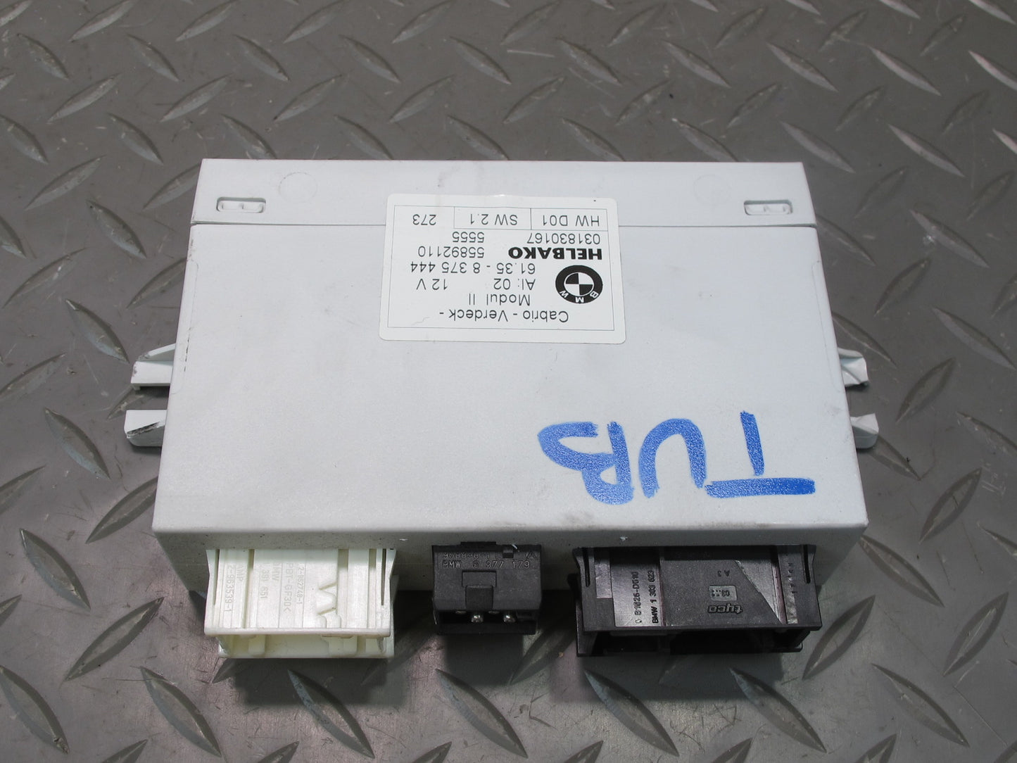 01-06 BMW E46 330ci Convertible Folding TOP Roof Control Unit Module 8375444 OEM