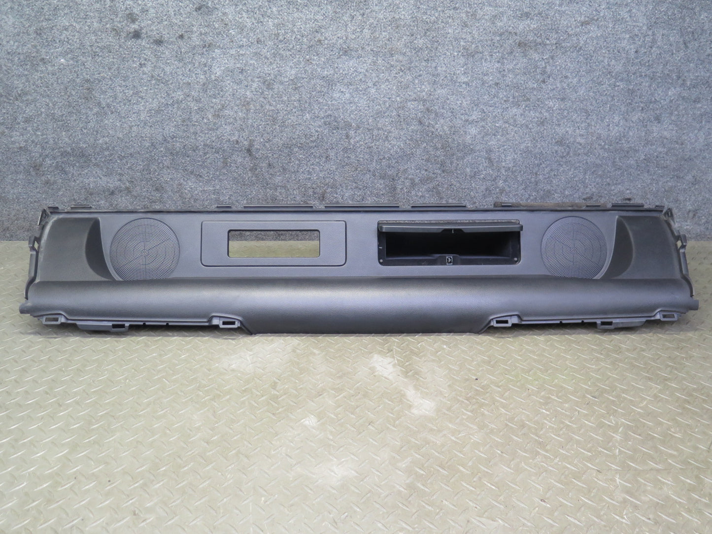 04-09 Nissan Z33 350Z Convert Rear Shelf Speaker Trim Cover Panel Black OEM