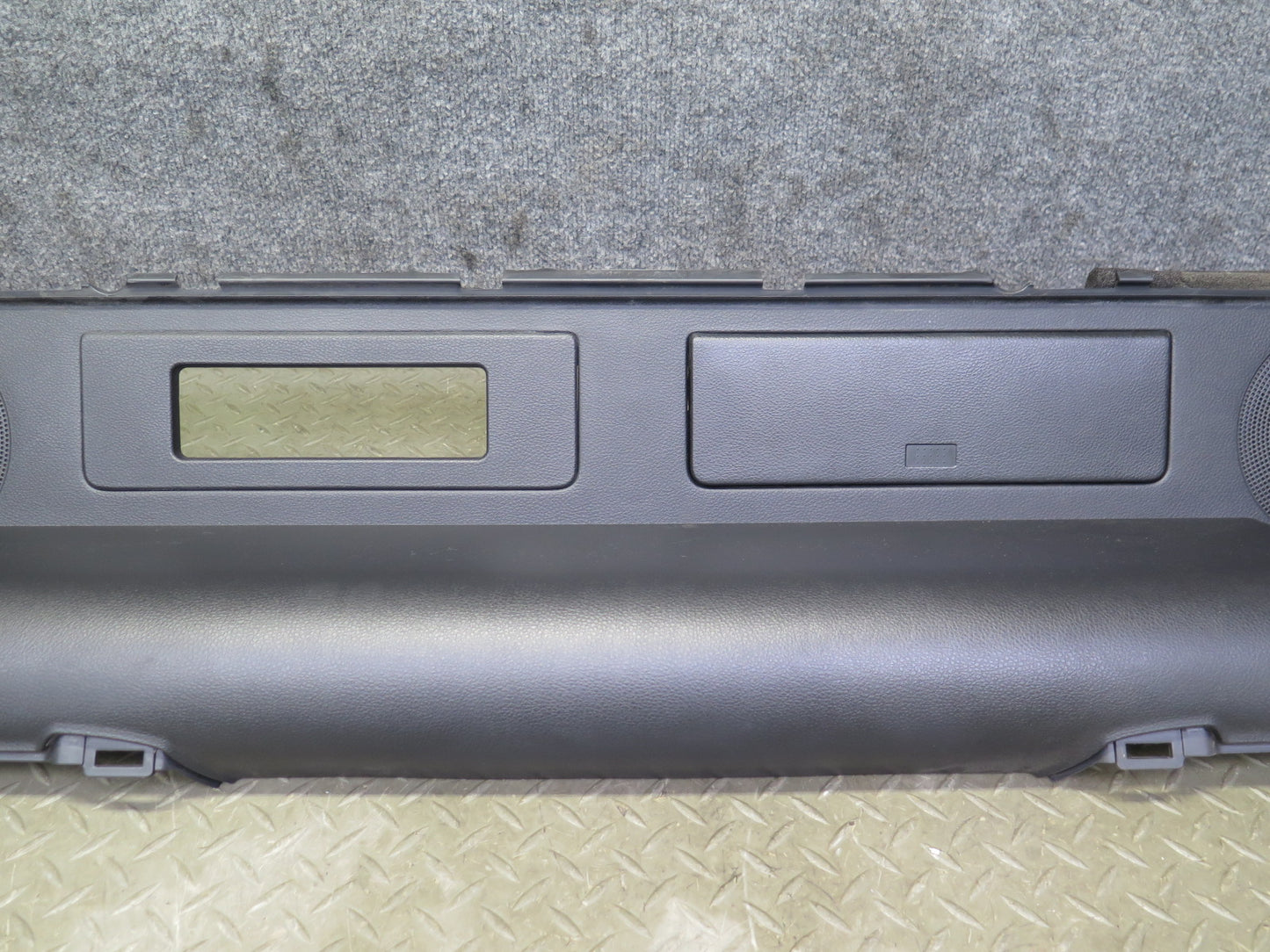 04-09 Nissan Z33 350Z Convert Rear Shelf Speaker Trim Cover Panel Black OEM