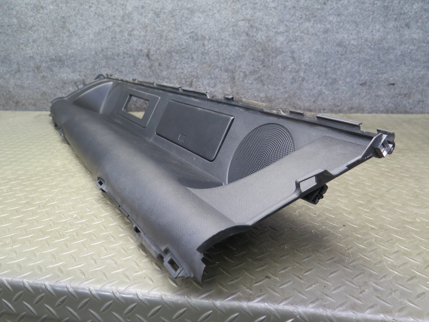 04-09 Nissan Z33 350Z Convert Rear Shelf Speaker Trim Cover Panel Black OEM