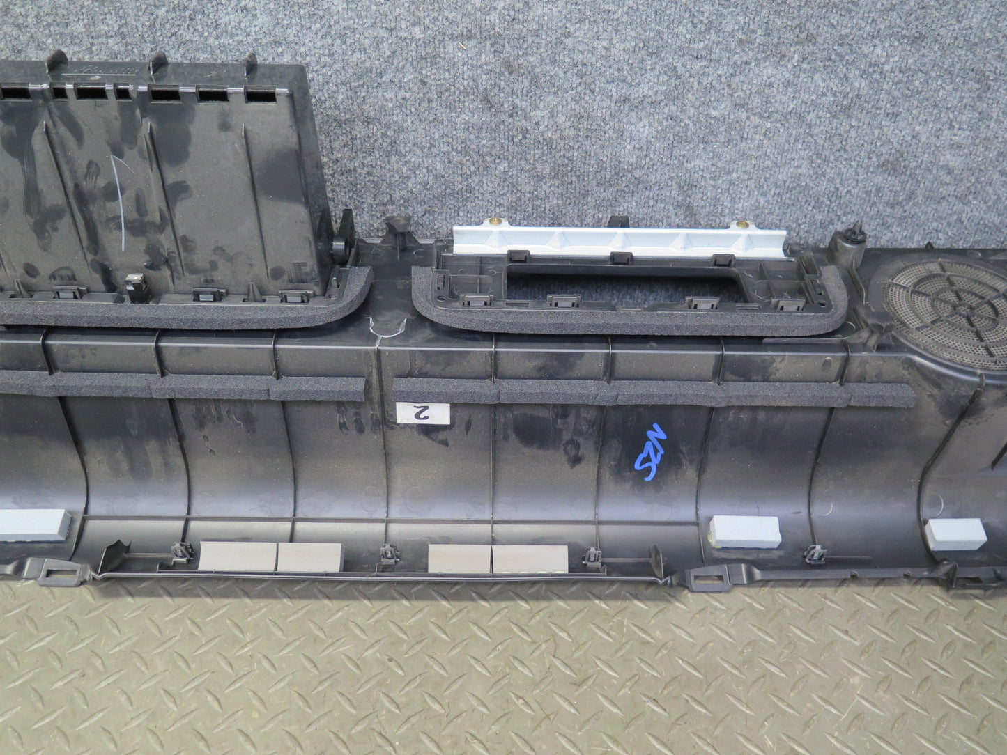 04-09 Nissan Z33 350Z Convert Rear Shelf Speaker Trim Cover Panel Black OEM