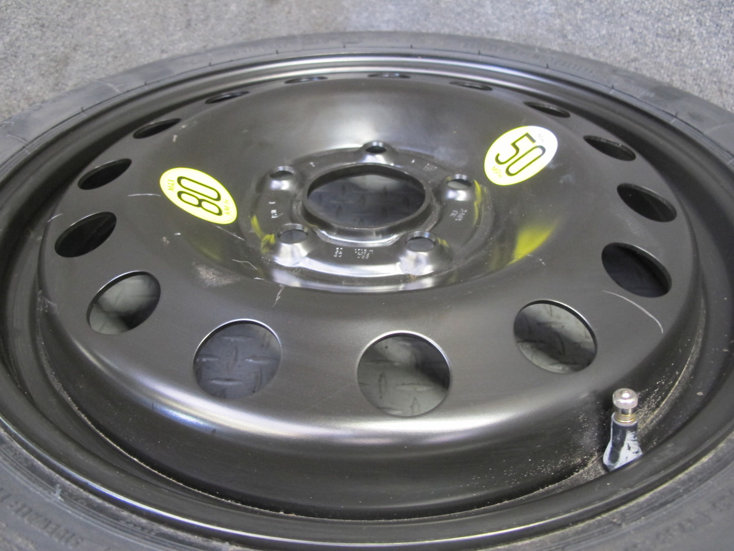 01-06 BMW E46 330ci R17 17" Spare Tire Wheel 17x3.5B ET30 125/80 6750007 OEM