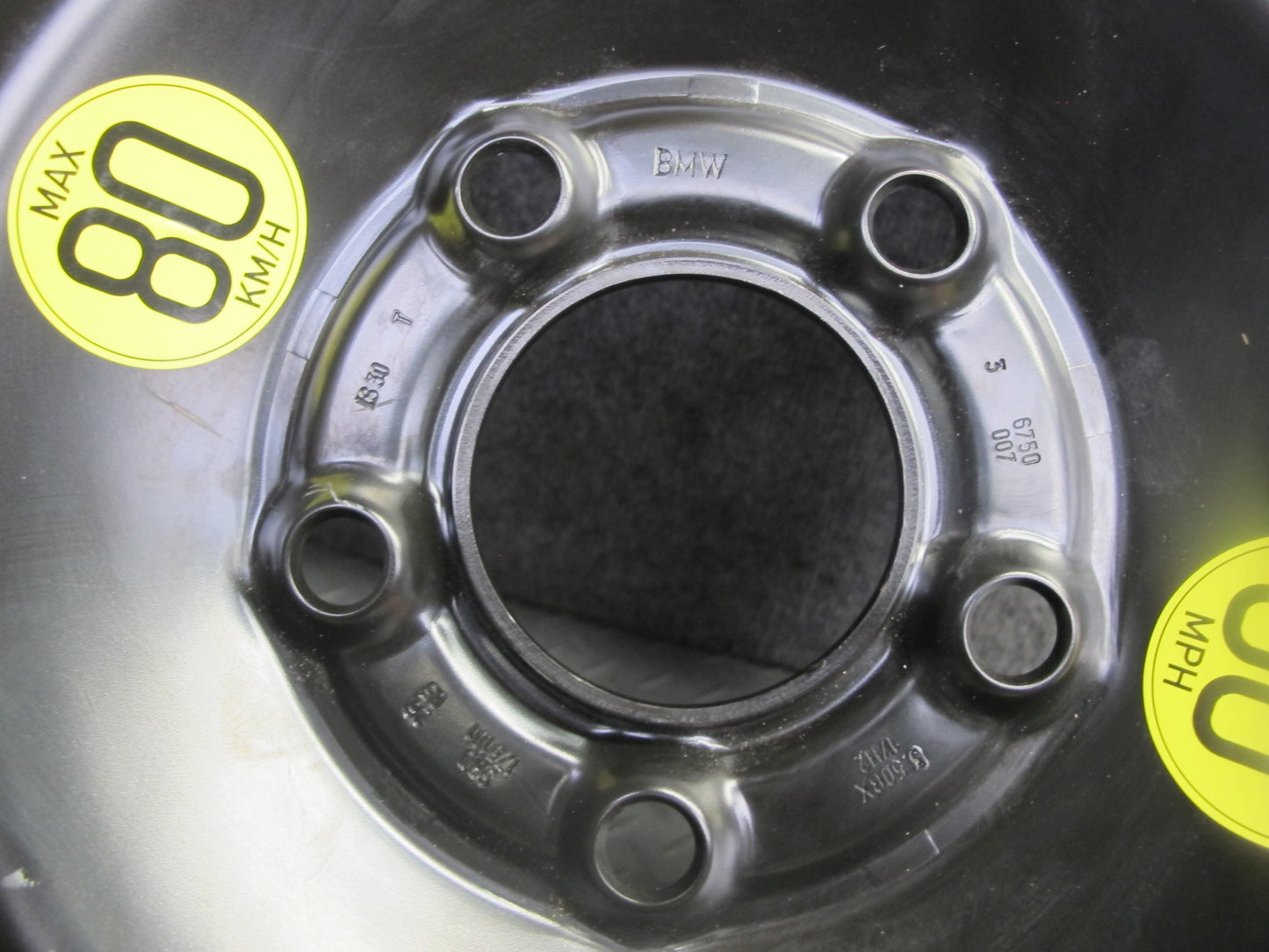 01-06 BMW E46 330ci R17 17" Spare Tire Wheel 17x3.5B ET30 125/80 6750007 OEM