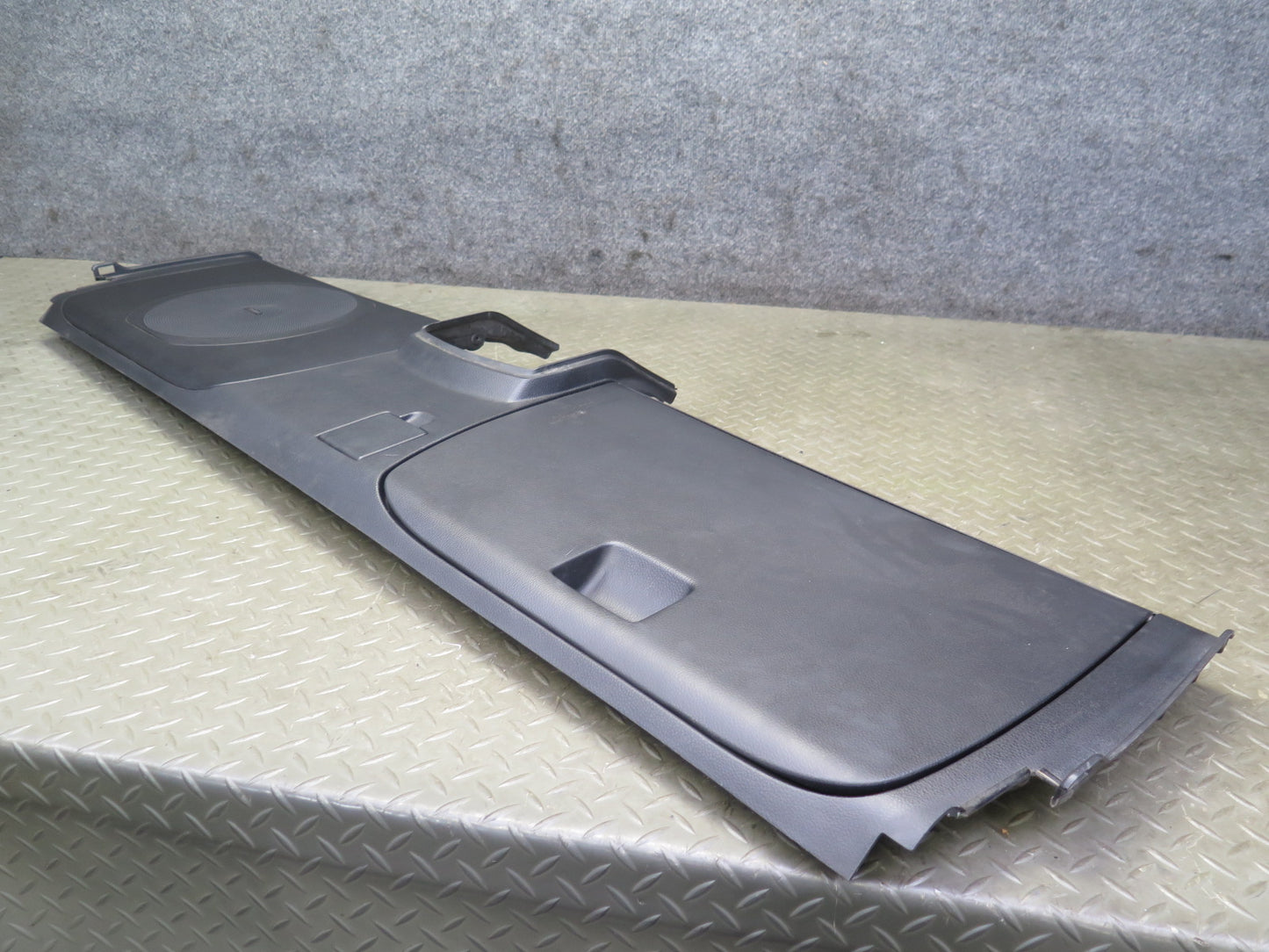 04-09 Nissan Z33 350Z Convert Rear Subwoofer w Storage Trim Cover Panel Set OEM