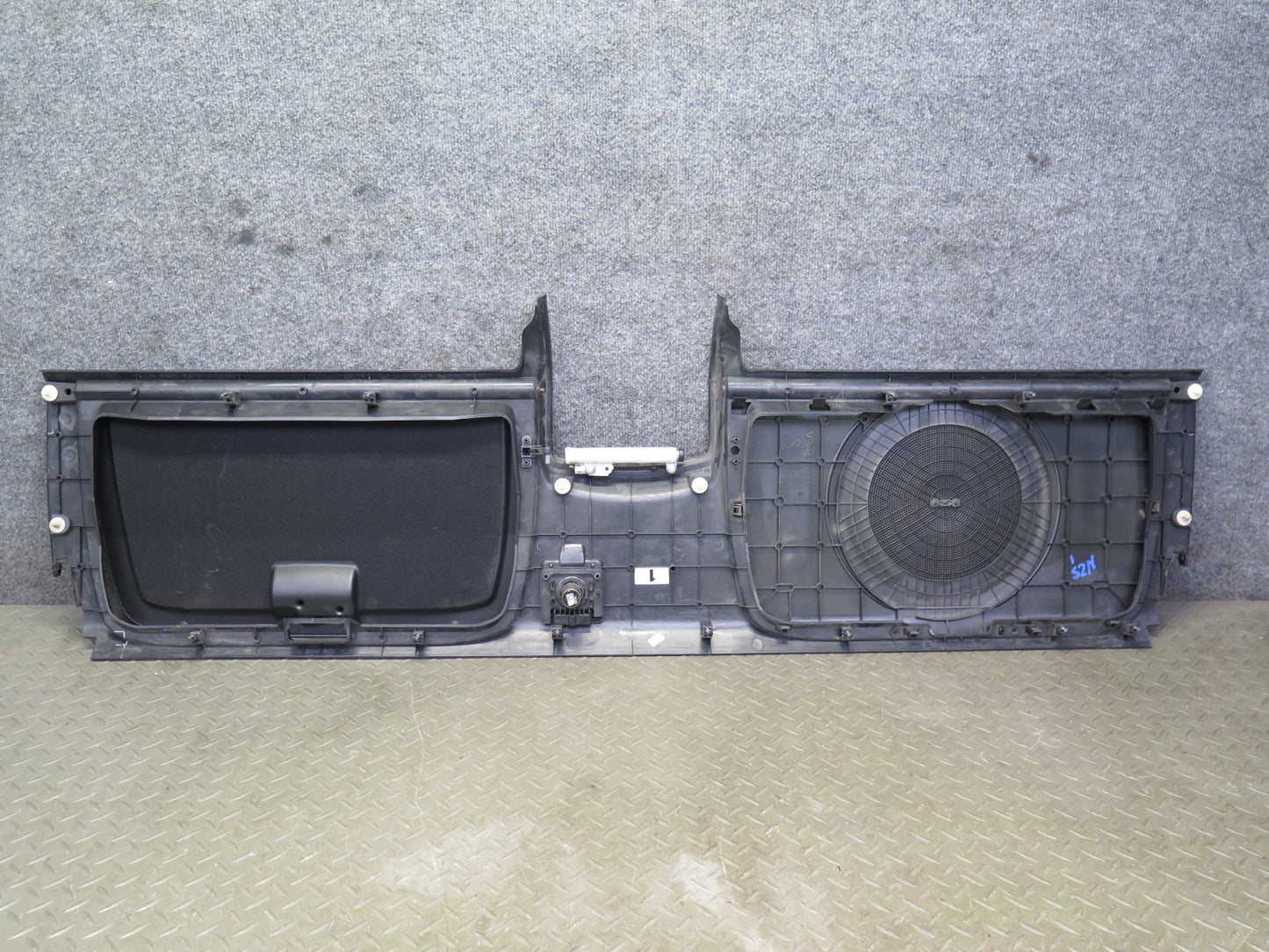 04-09 Nissan Z33 350Z Convert Rear Subwoofer w Storage Trim Cover Panel Set OEM