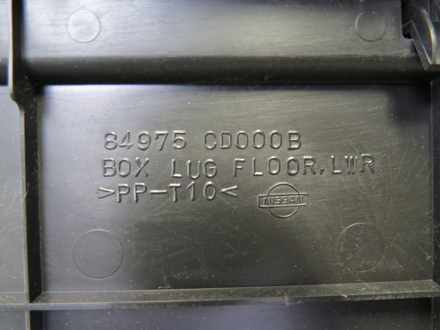 04-09 Nissan Z33 350Z Convert Rear Subwoofer w Storage Trim Cover Panel Set OEM