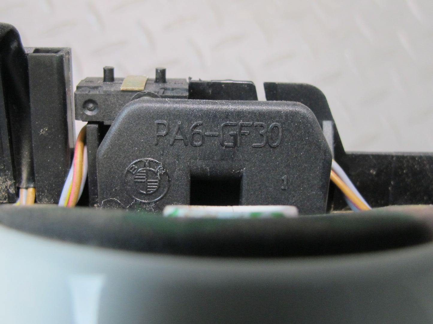 01-06 BMW E46 330ci Convertible Rear Trunk Trim Molding Handle w Lights OEM