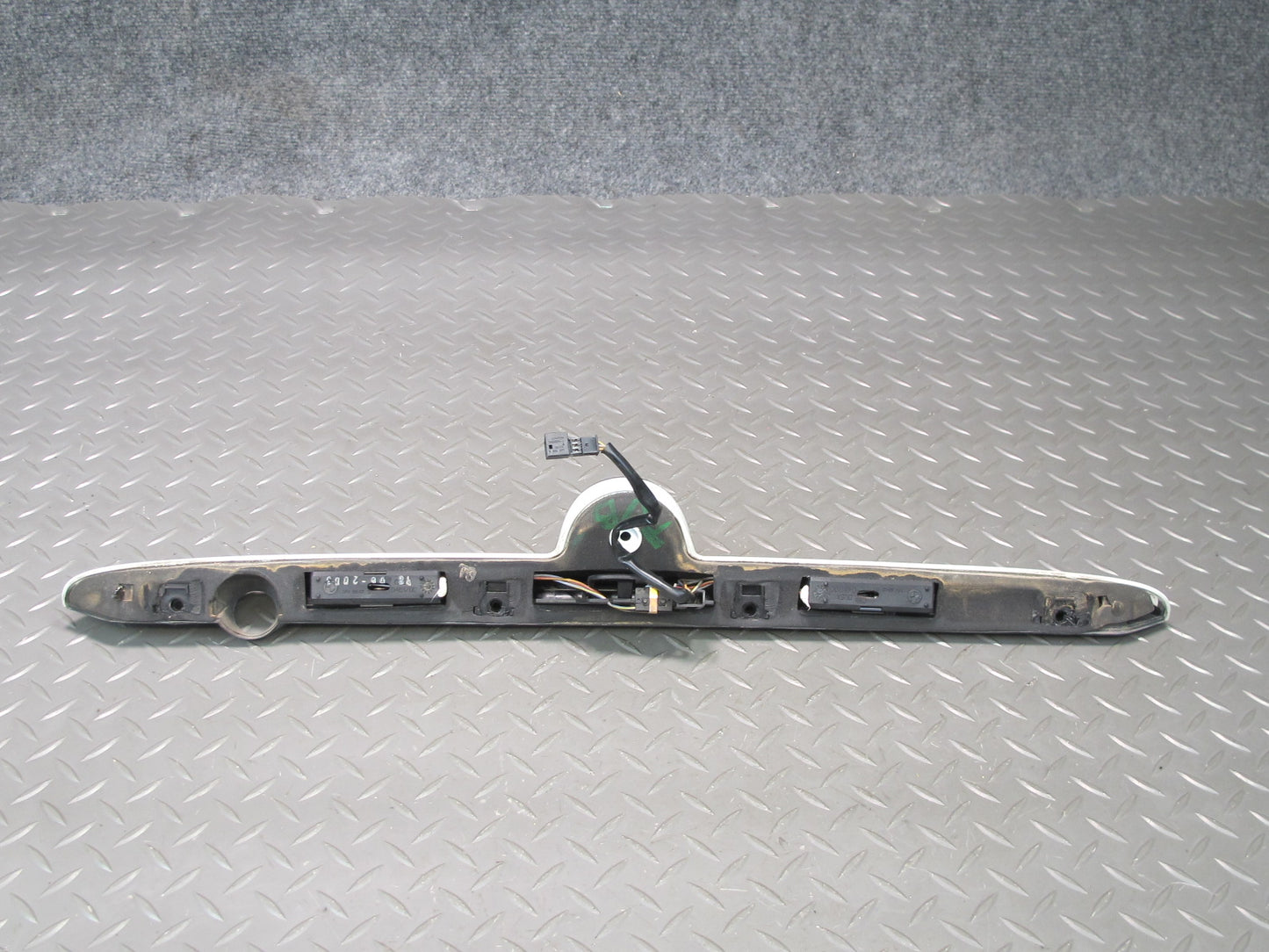 01-06 BMW E46 330ci Convertible Rear Trunk Trim Molding Handle w Lights OEM