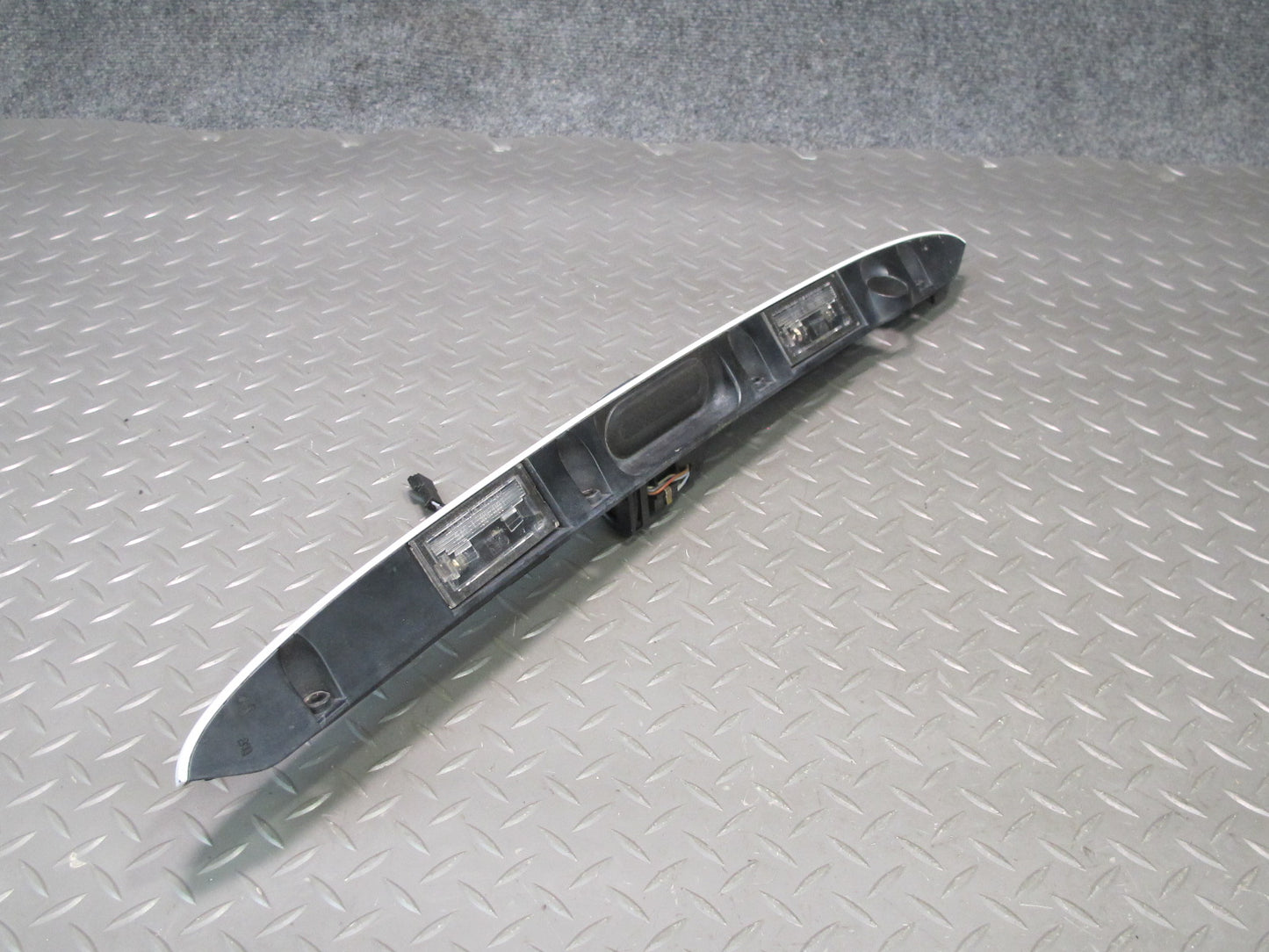 01-06 BMW E46 330ci Convertible Rear Trunk Trim Molding Handle w Lights OEM