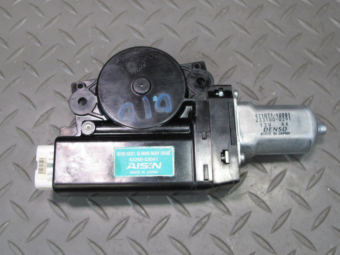 08-09 Lexus USE20L Is-f Sunroof Moonroof Motor Drive Unit 63260-53041 OEM