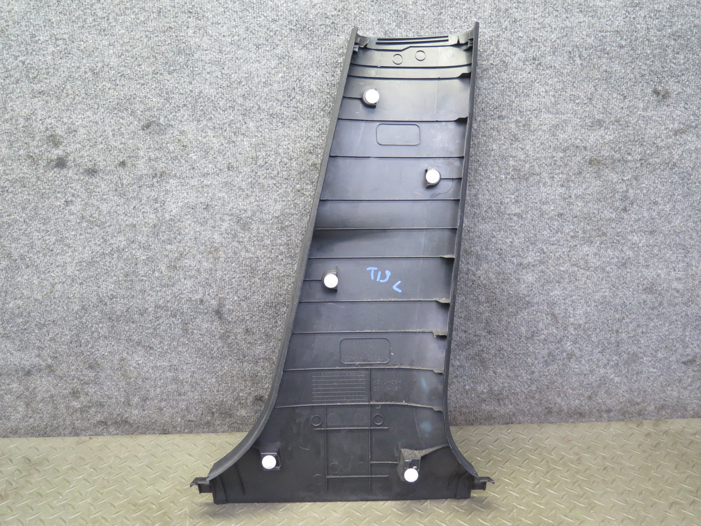 08-14 Lexus IS250 IS350 Is-f Set of 2 Left & Right Lower B Pillar Trim Black OEM