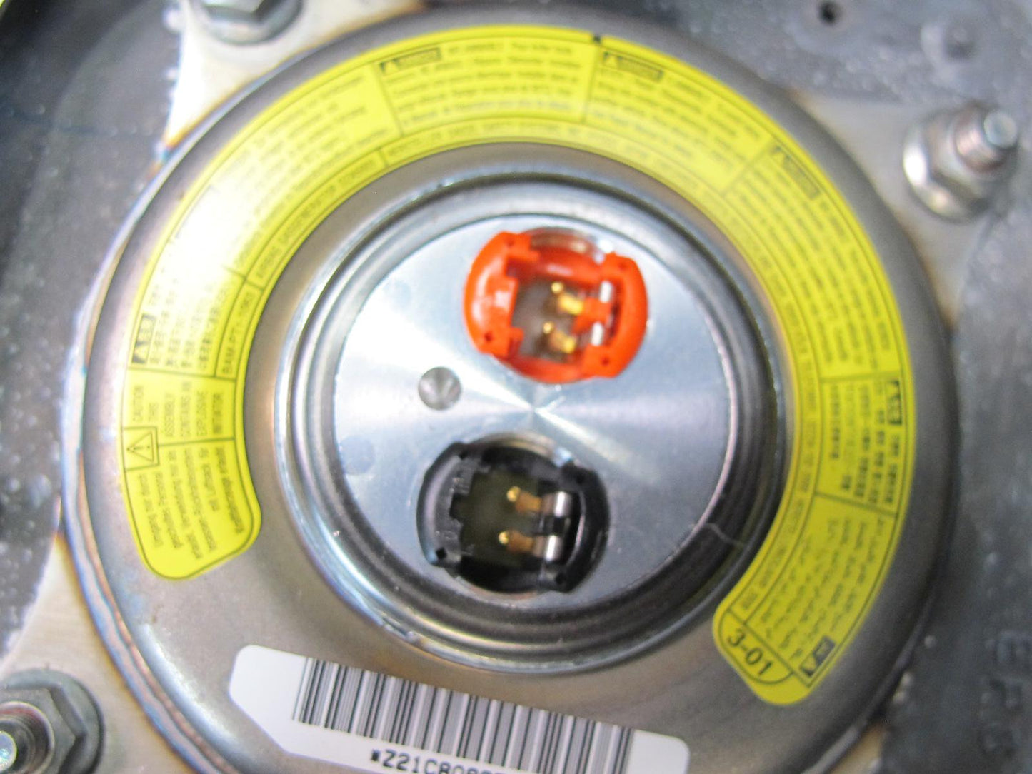 06-12 LEXUS IS-F IS250 IS350 FRONT LEFT DRIVER SIDE STEERING WHEEL SRS AIRBAG OEM