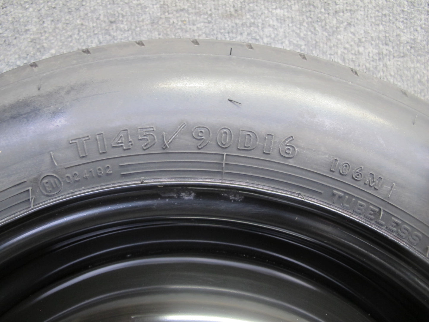 03-05 Nissan Z33 350Z Spare Tire R16" Wheel 16x4T T145/90 106M 40300-32P00 OEM