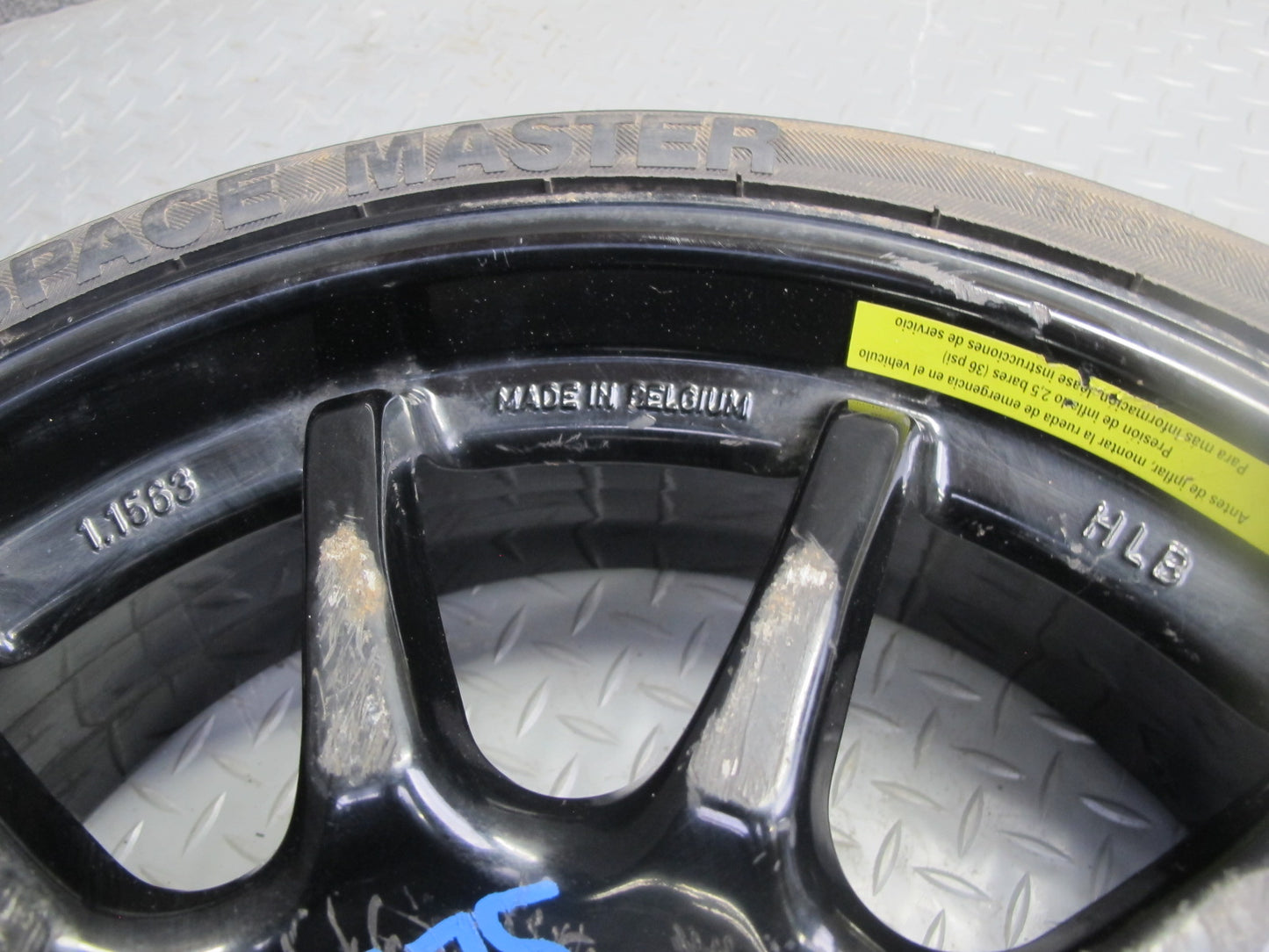 03-12 Mercedes R230 SL500 Spare Tire R17 17" Wheel Rim 17x6B ET25 185/60 OEM